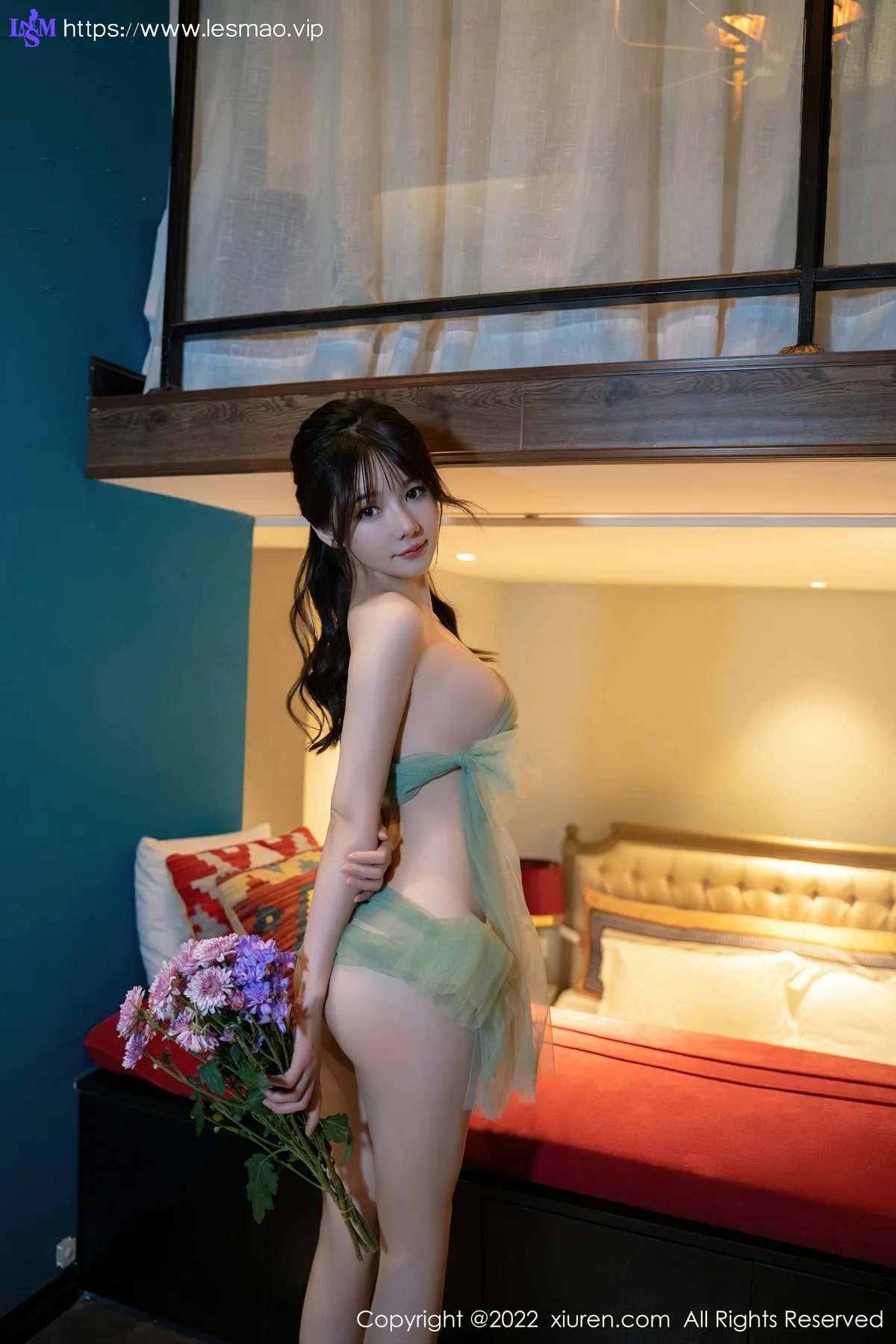XiuRen 秀人 No.5800 婠婠么 绝美身材性感写真1 - 5