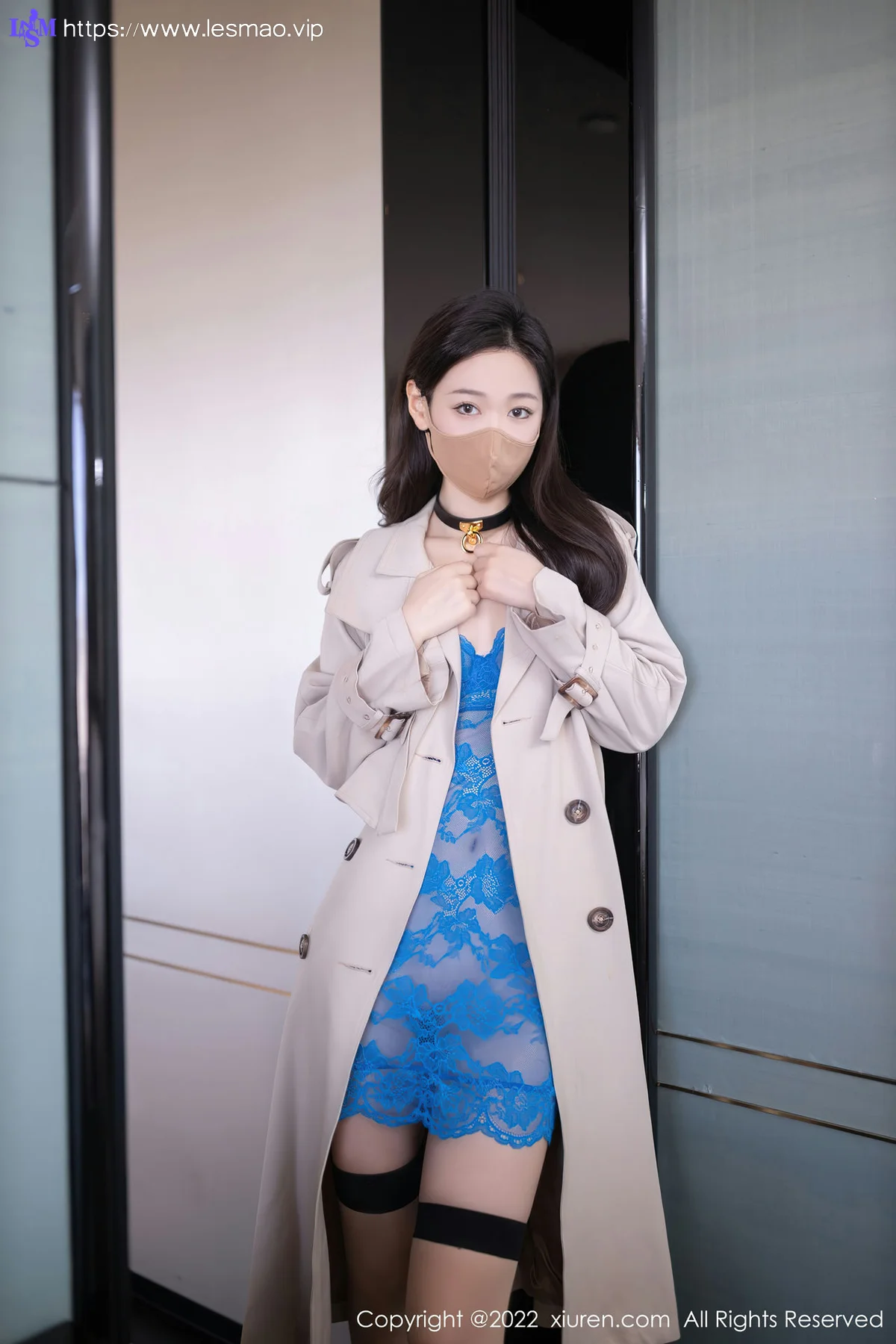 XiuRen 秀人 No.5817 唐安琪 蓝色蕾丝轻透服饰北京旅拍写真111 - 3