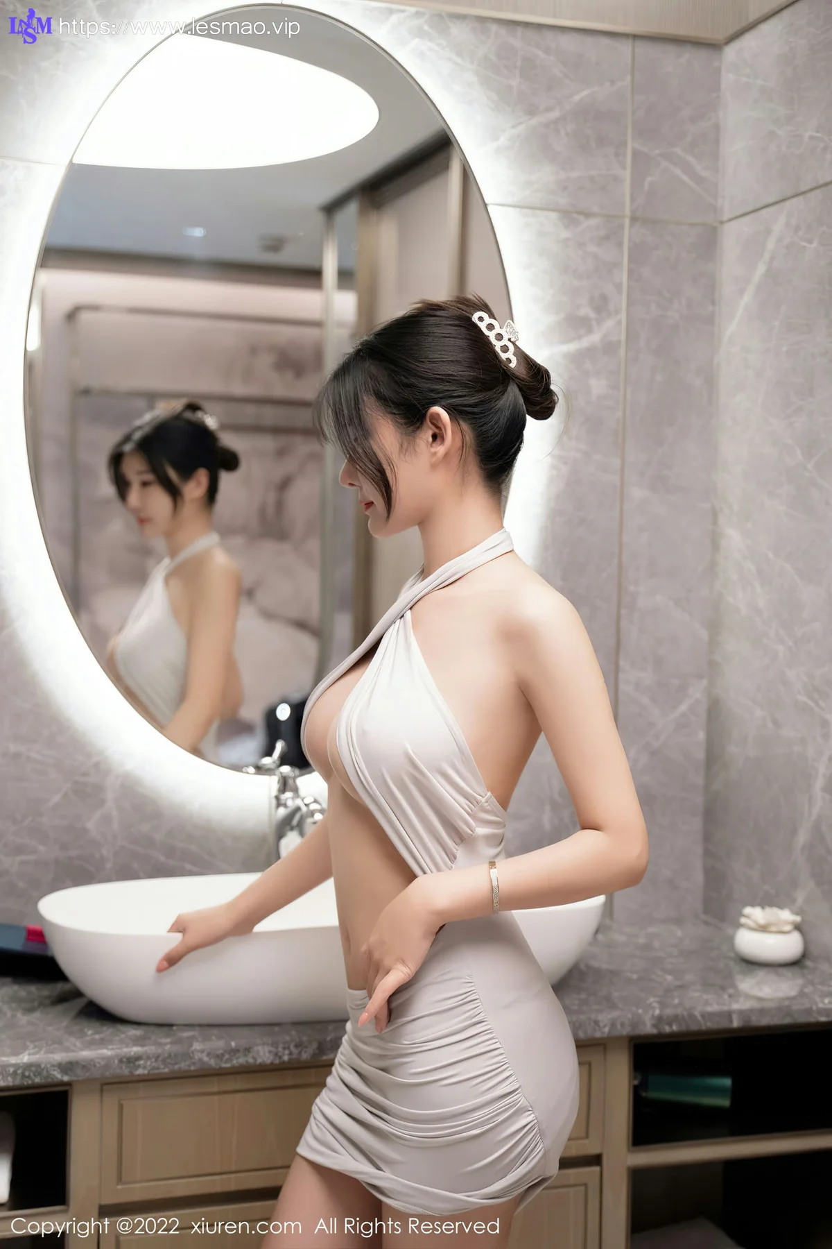 XiuRen 秀人 No.5841 夏沫沫tifa 爆乳魅惑黑丝性感写真22 - 7