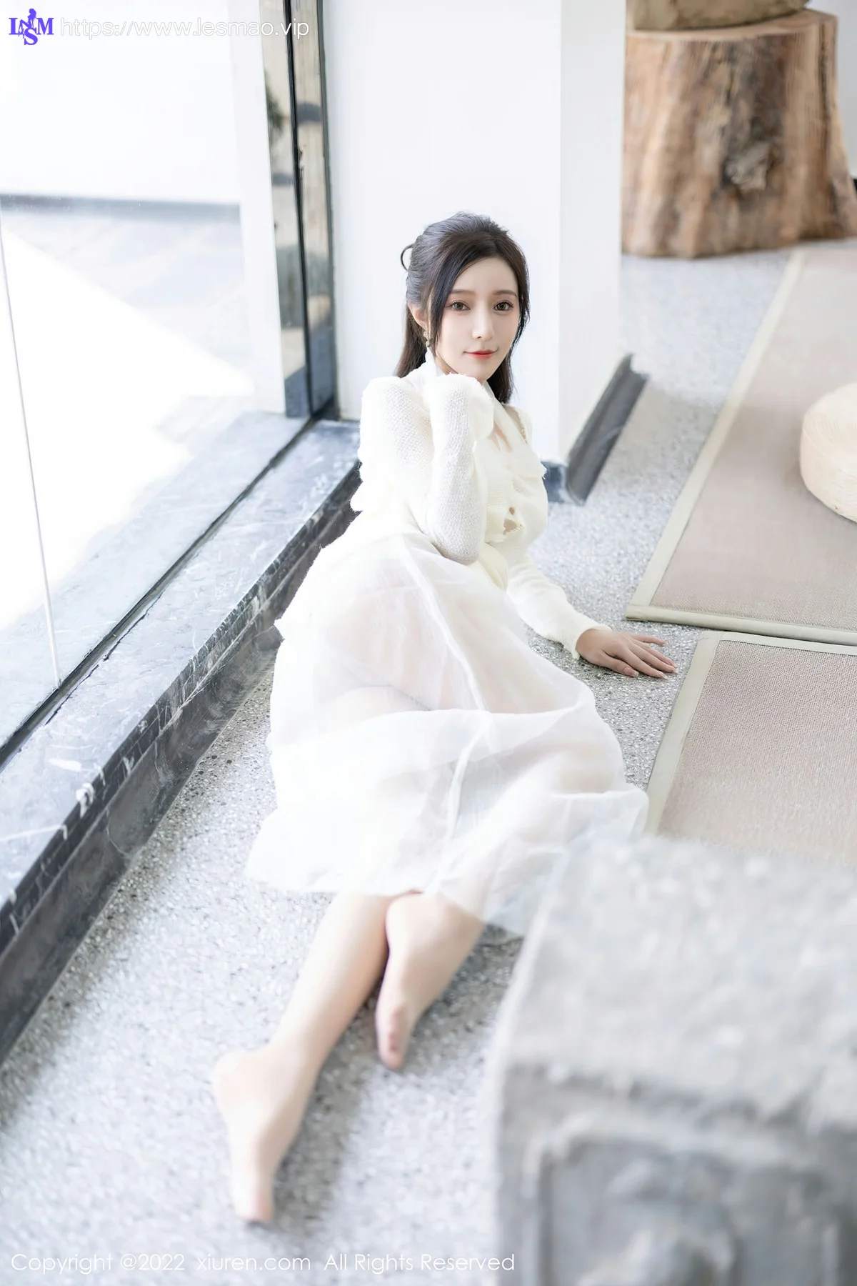 XiuRen 秀人 No.5846 王馨瑶yanni 性感白色连衣长裙性感写真22 - 2