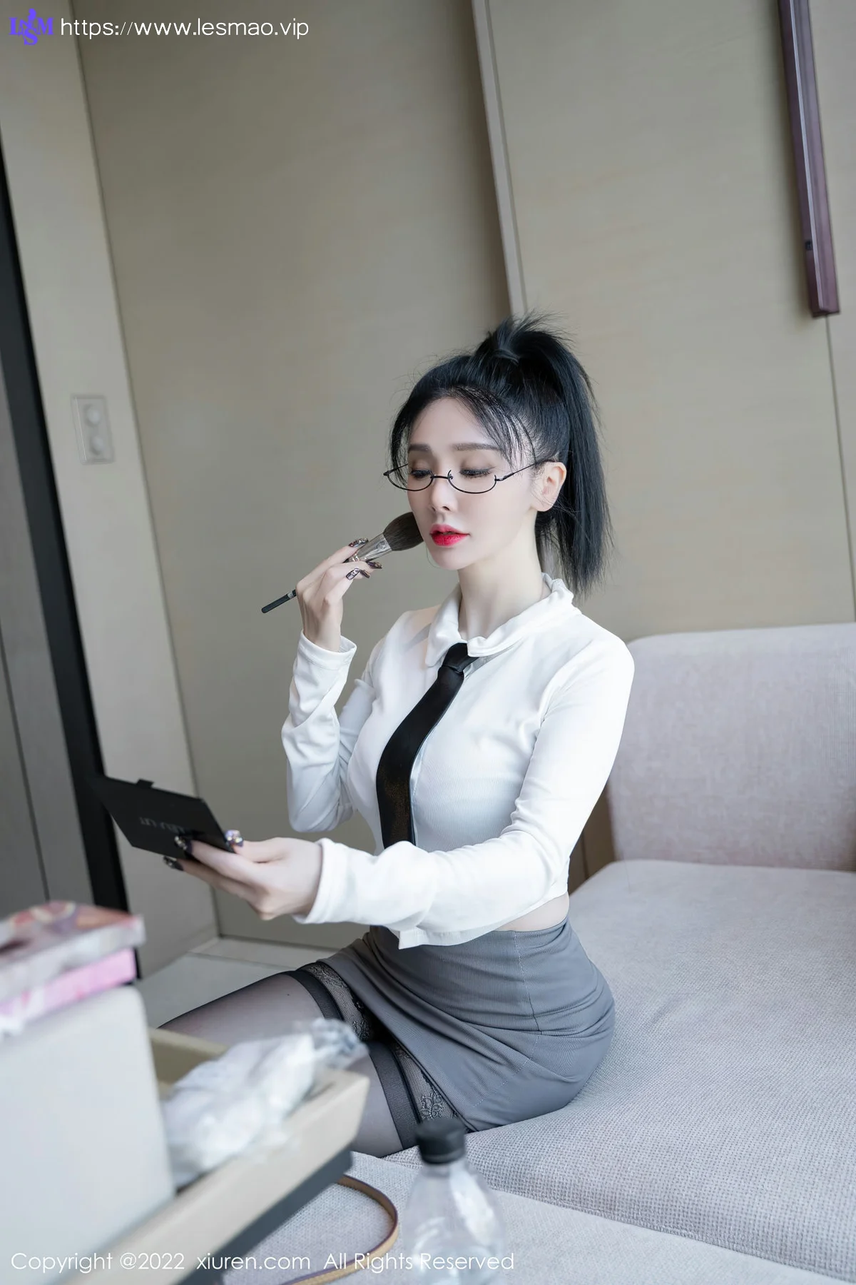 XiuRen 秀人 No.5856 潘娇娇 巨乳肥臀媚态十足性感写真 - 2