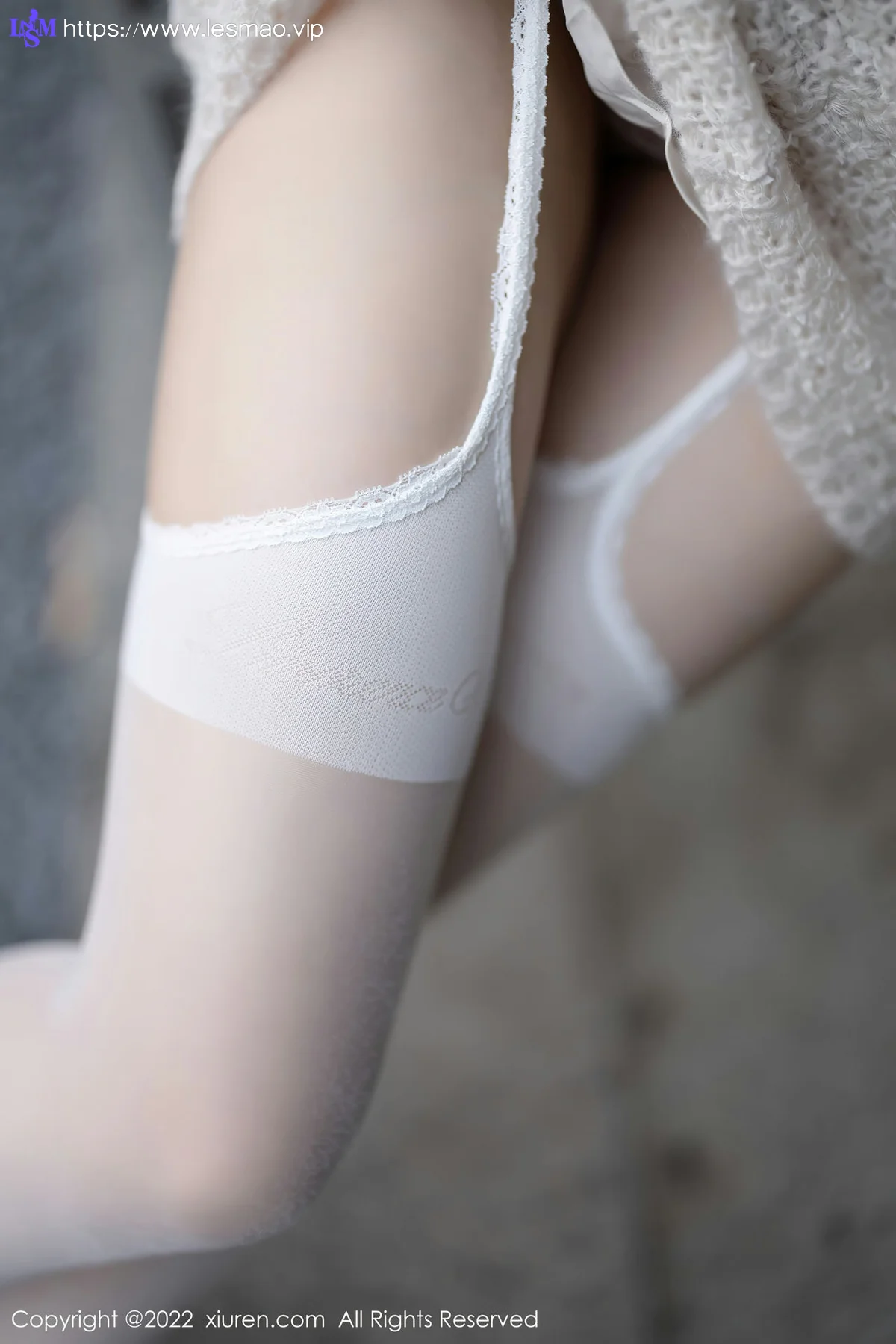 XiuRen 秀人 No.5880 徐莉芝Booty 白色蕾丝内衣性感写真 - 2
