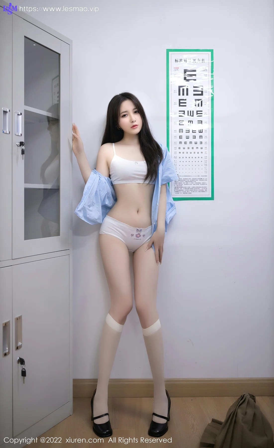 XiuRen 秀人 No.5882 鱼子酱fish  入学体检情景写真 - 3