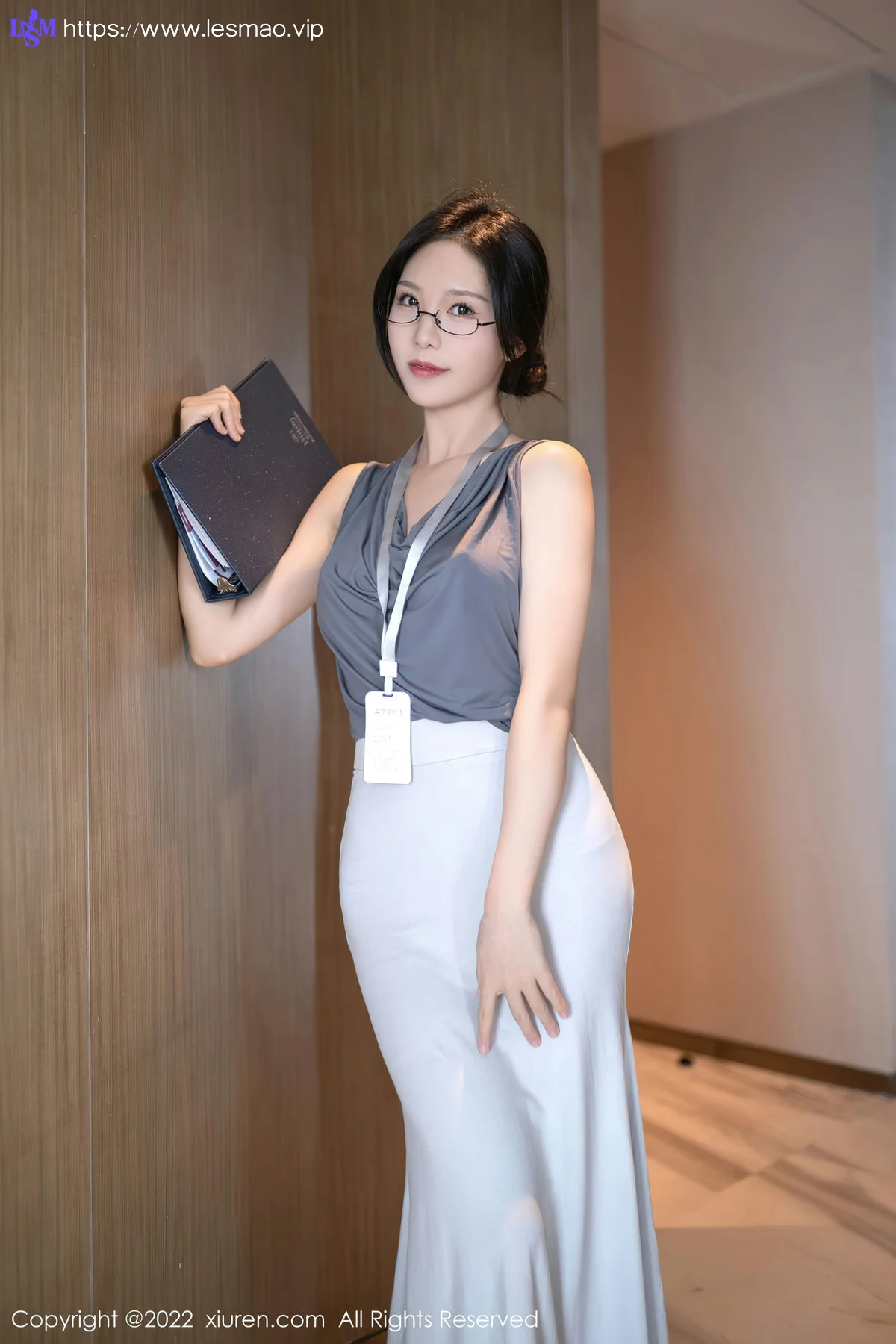 XiuRen 秀人 No.5900 利世 灰丝眼镜妹 - 3