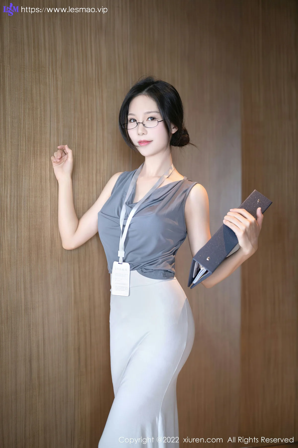 XiuRen 秀人 No.5900 利世 灰丝眼镜妹 - 8