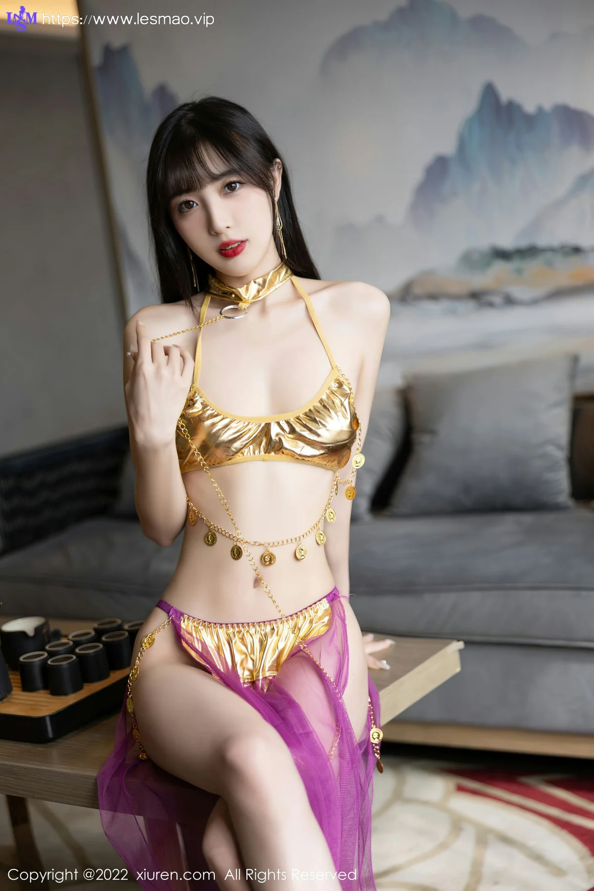 XiuRen 秀人 No.5901 林星阑 玉体美背制服 - 5
