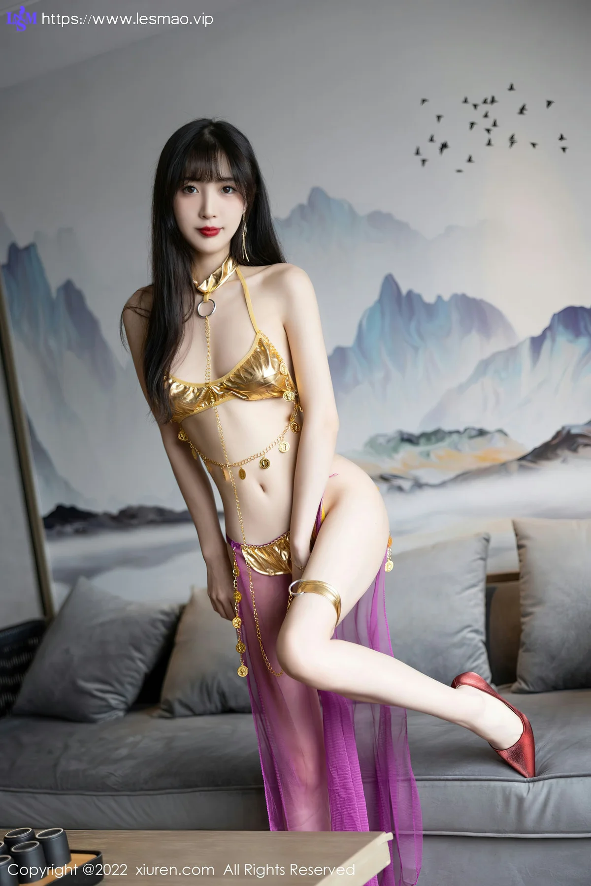 XiuRen 秀人 No.5901 林星阑 玉体美背制服 - 1