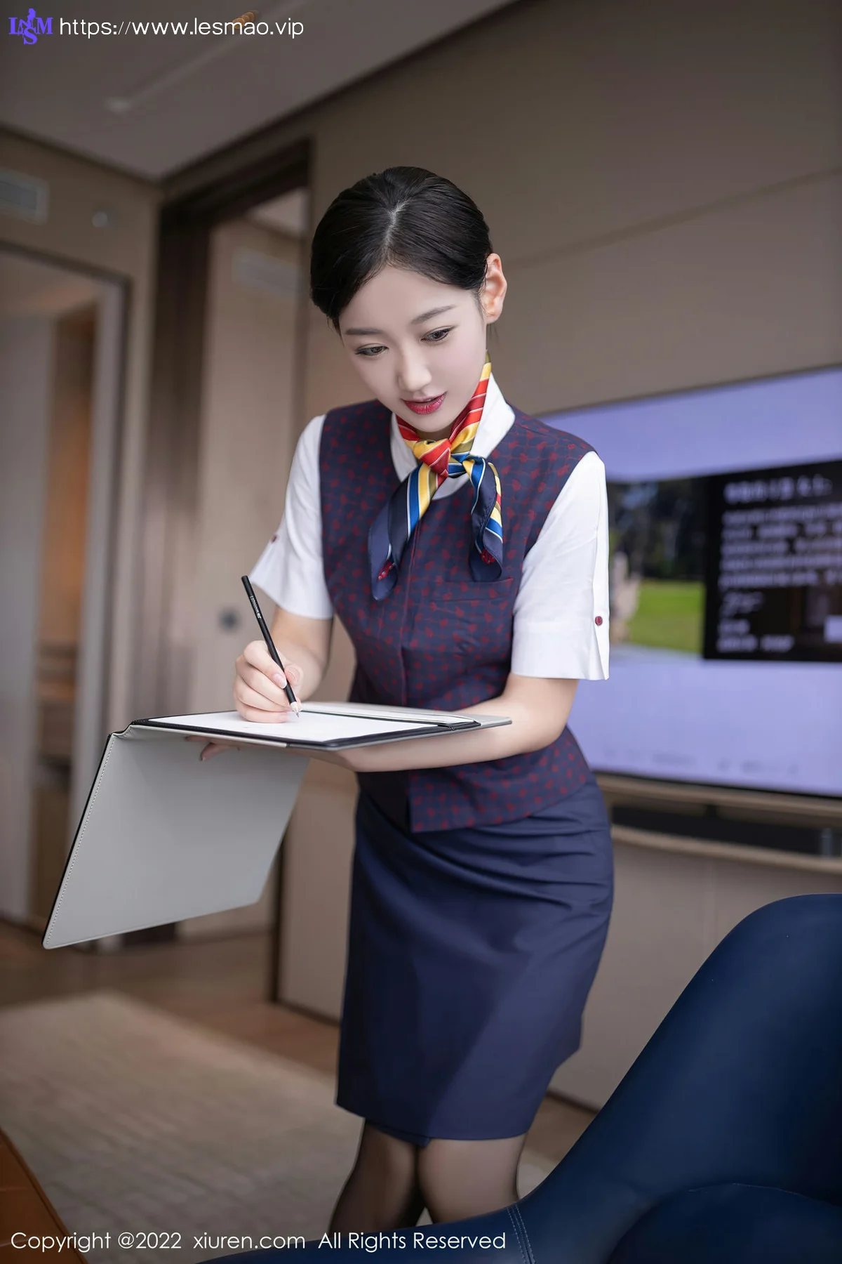 XiuRen 秀人 No.5922 唐安琪 国航空姐角色扮演北京旅拍111 - 5