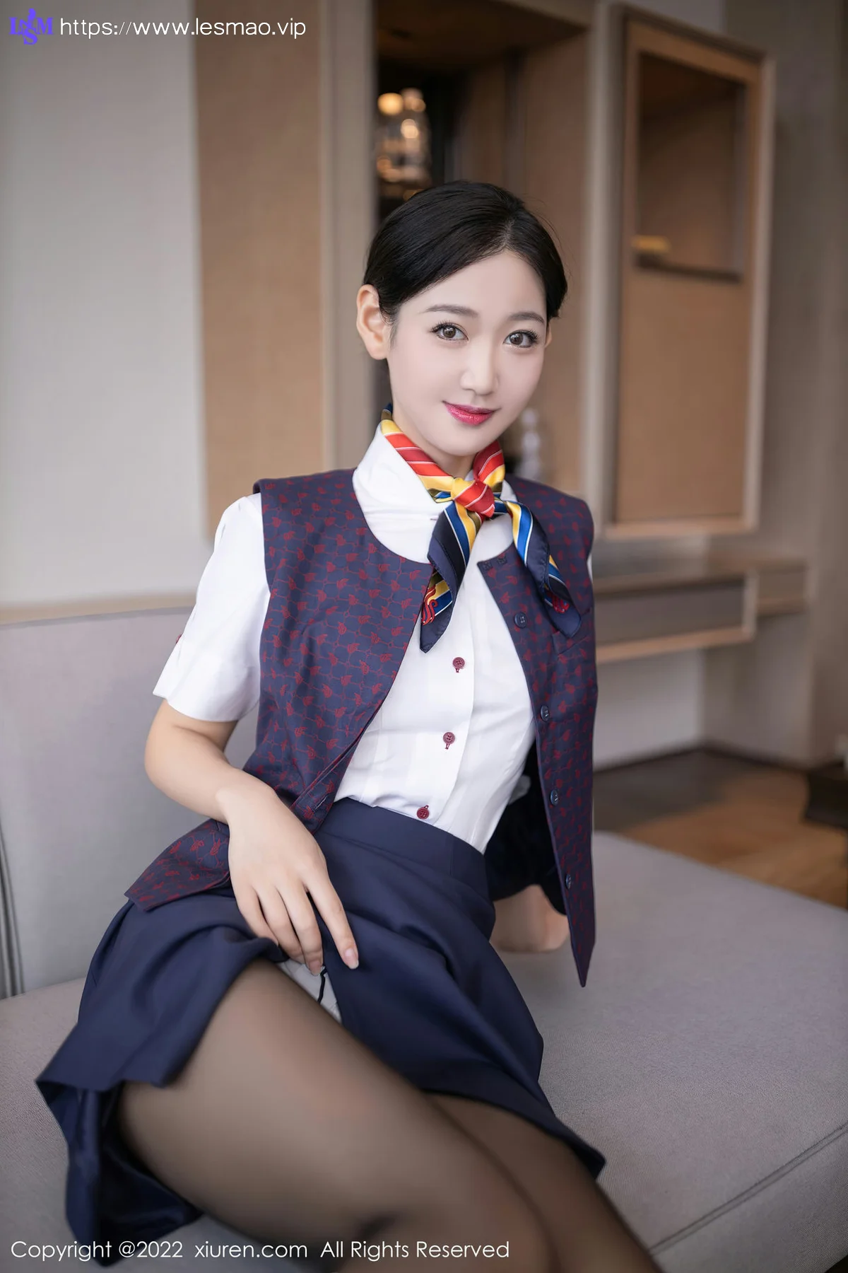 XiuRen 秀人 No.5922 唐安琪 国航空姐角色扮演北京旅拍111 - 7