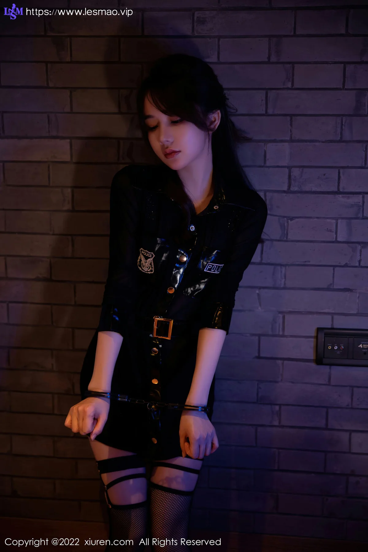 XiuRen 秀人 No.5931 婠婠么 黑丝吊袜 - 2