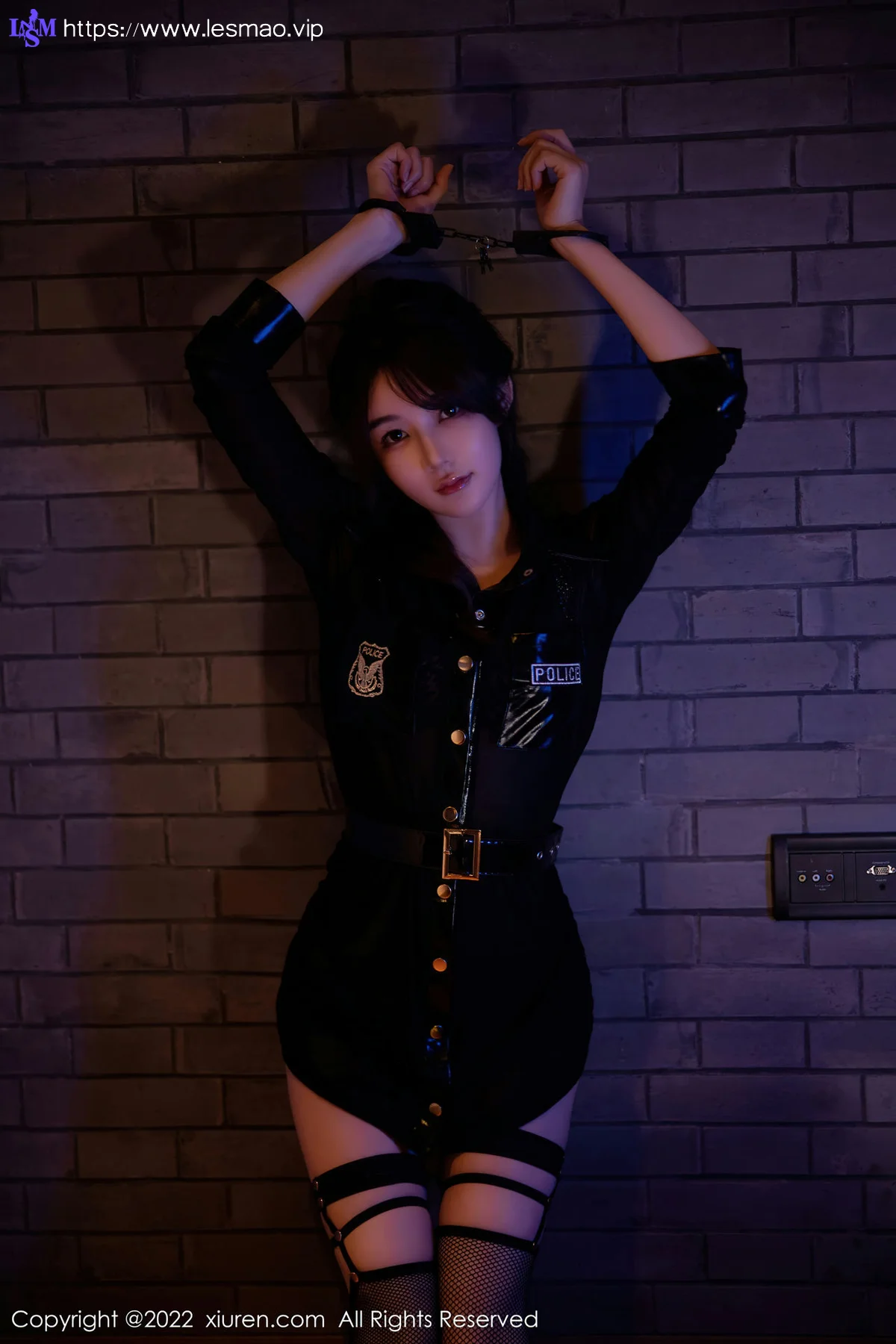 XiuRen 秀人 No.5931 婠婠么 黑丝吊袜 - 5