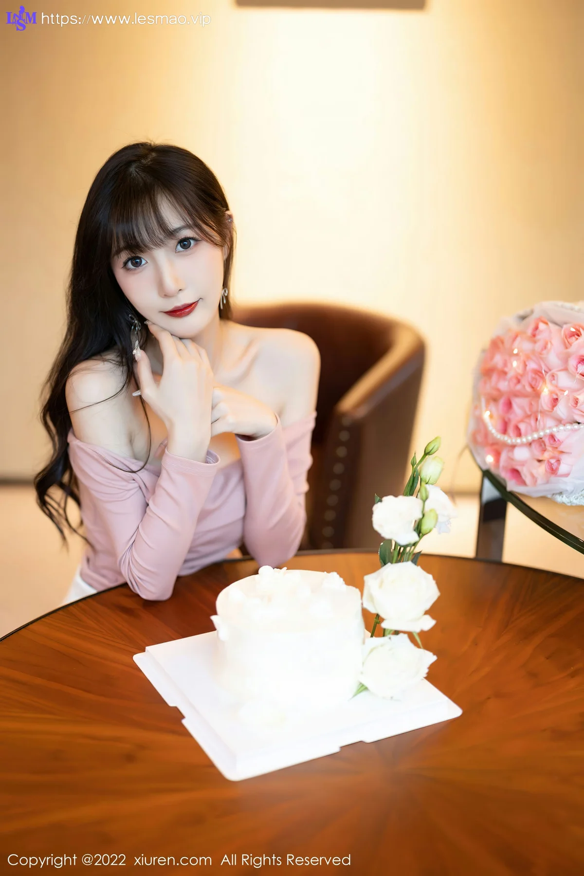 XiuRen 秀人 No.5934 林星阑 粉白色蕾丝内衣性感写真 - 7