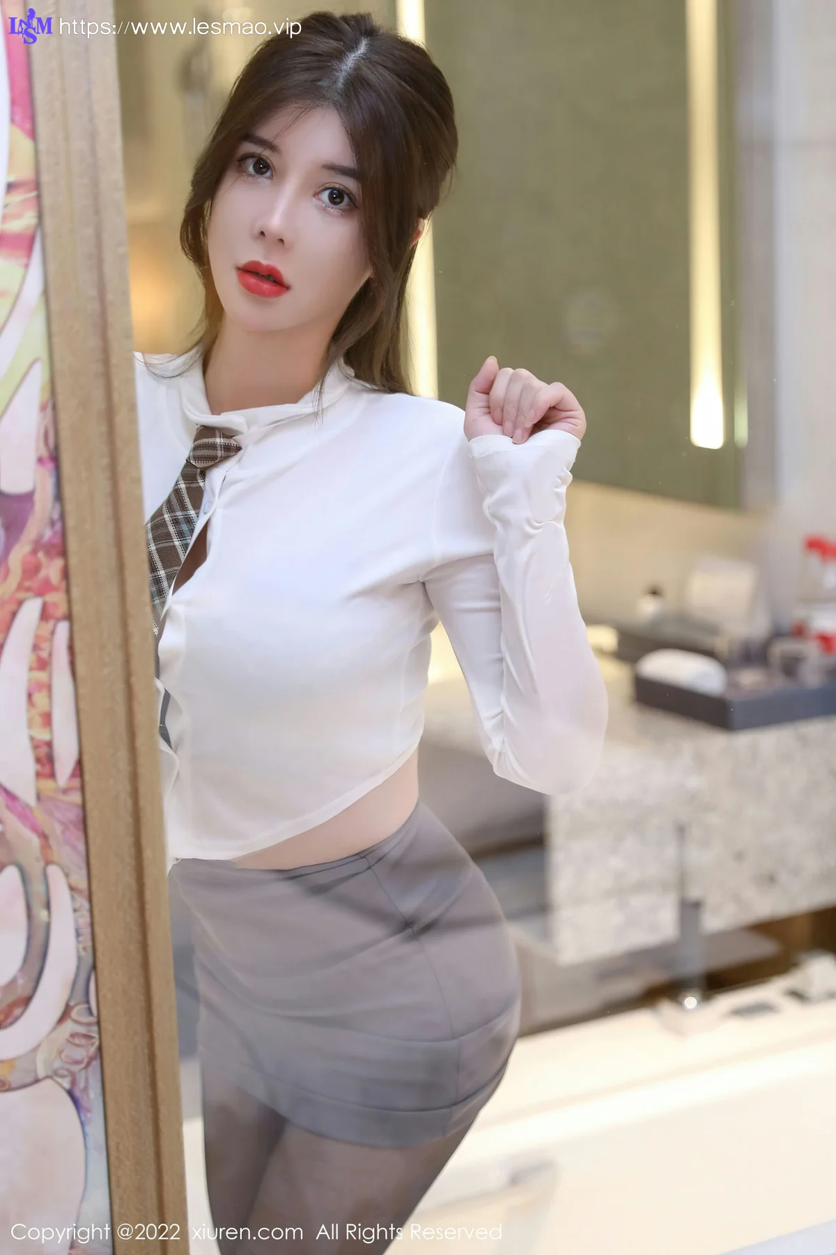 XiuRen 秀人 No.5961 周jojobaby 魅惑黑丝性感私房 - 7