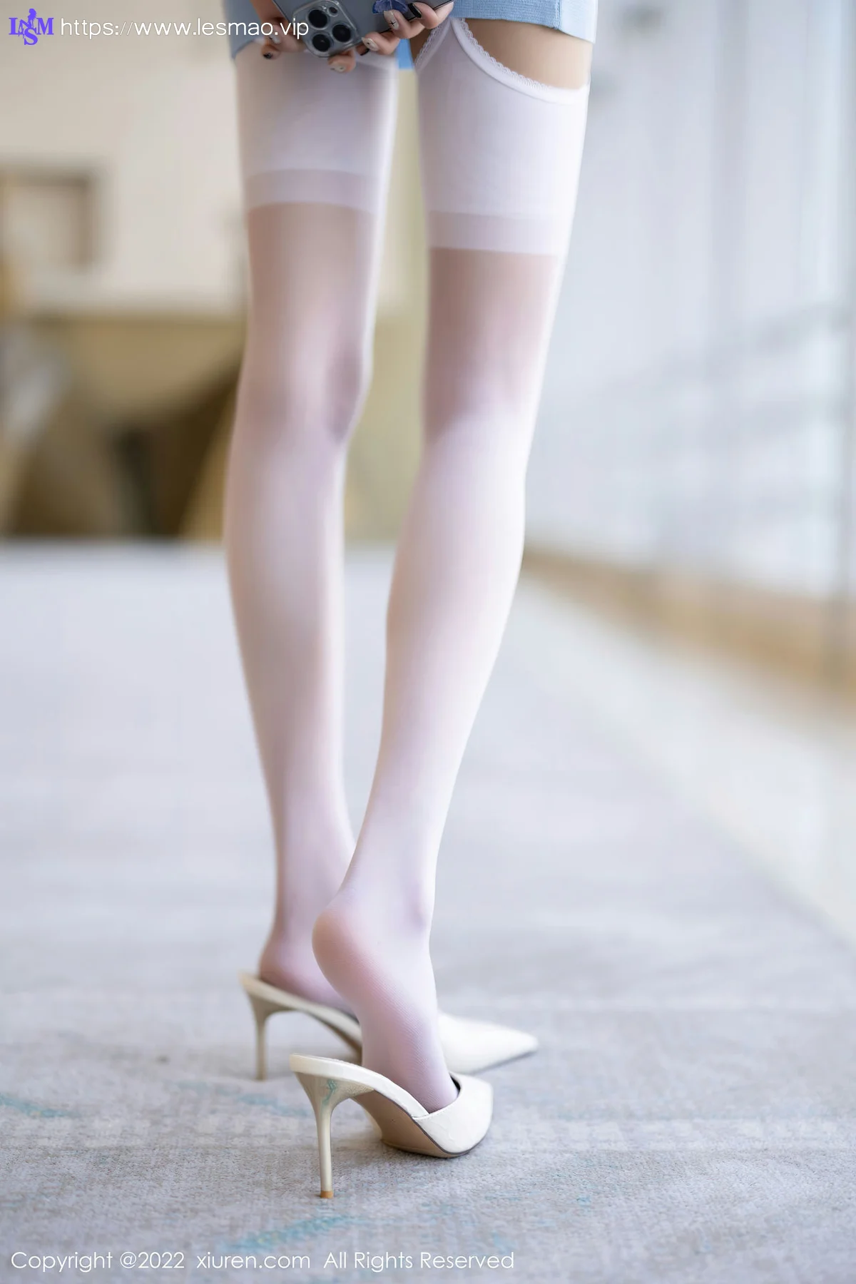 XiuRen 秀人 No.6019 程程程- 白色丝袜性感写真 - 3