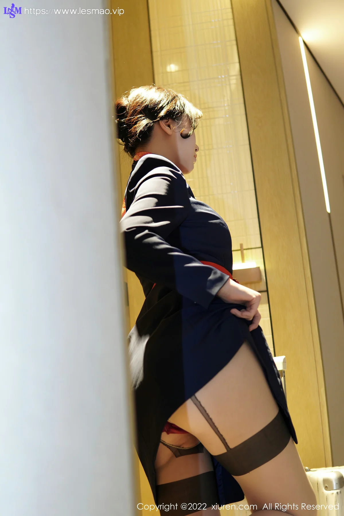 XiuRen 秀人 No.6048 桃桃子 空姐制服新人第二套写真 - 3