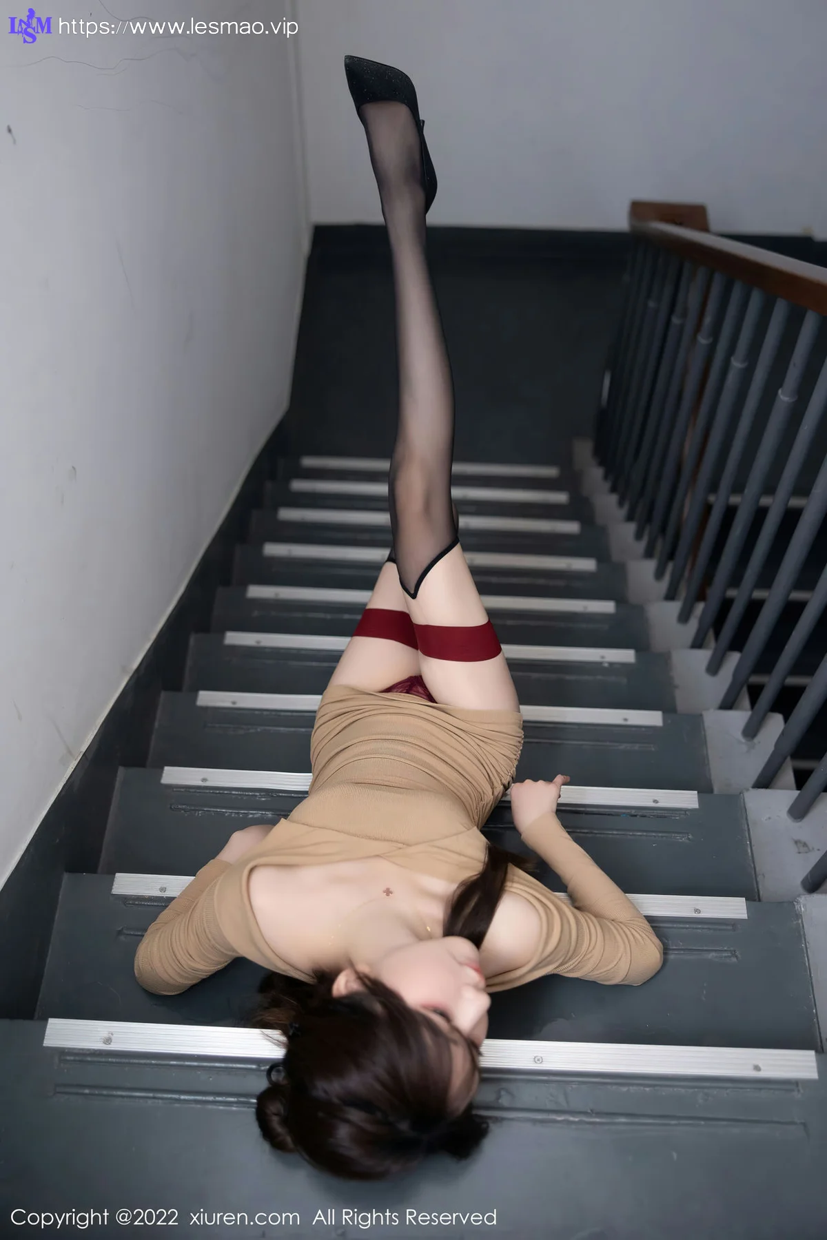 XiuRen 秀人 No.6056 婠婠么 性感魅惑黑丝性感写真 - 6