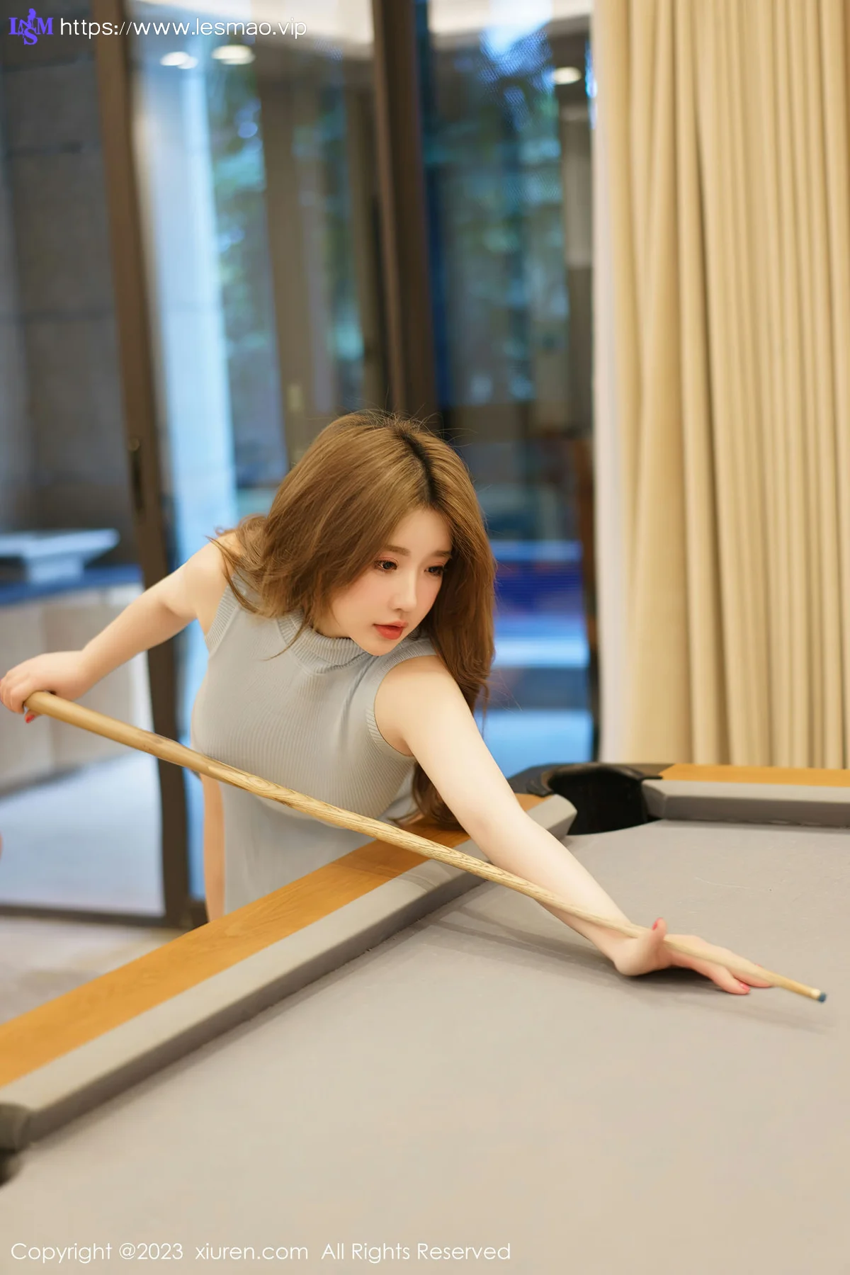 XiuRen 秀人 No.6085 小海臀Rena 桌球室场景拍摄三亚旅拍 - 6