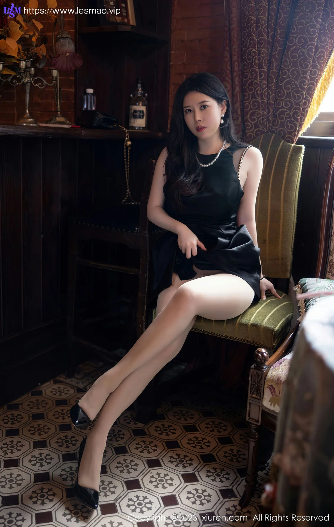 XiuRen 秀人 No.6089 白茹雪 红色蕾丝内衣写真 - 10