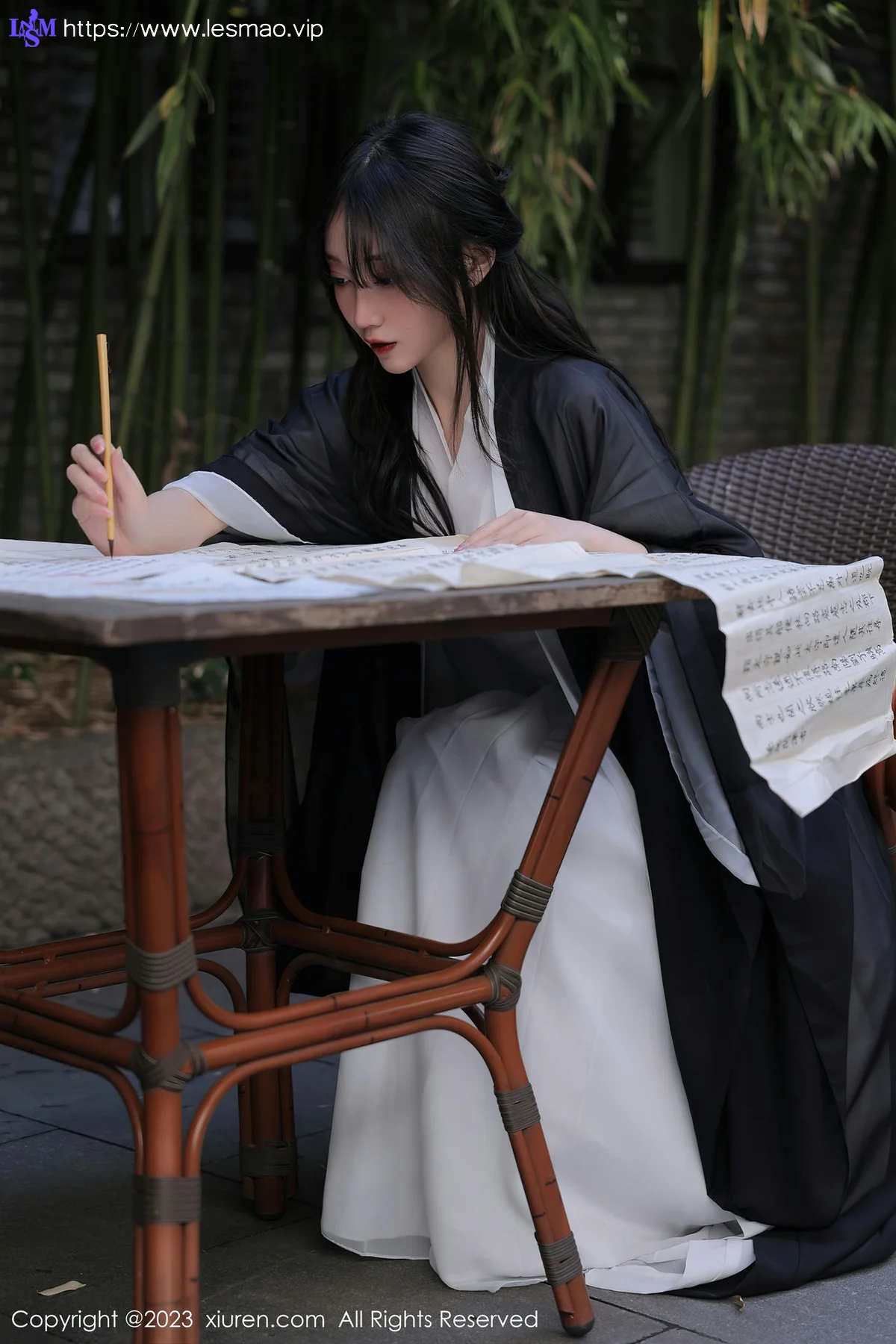 XiuRen 秀人 No.6094 玥儿玥er 白色古装服饰十月海南旅拍 - 2