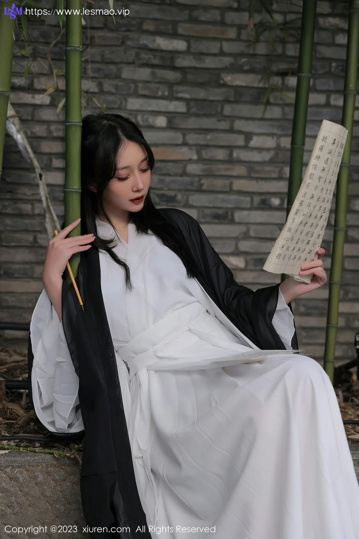 XiuRen 秀人 No.6094 玥儿玥er 白色古装服饰十月海南旅拍 - 7