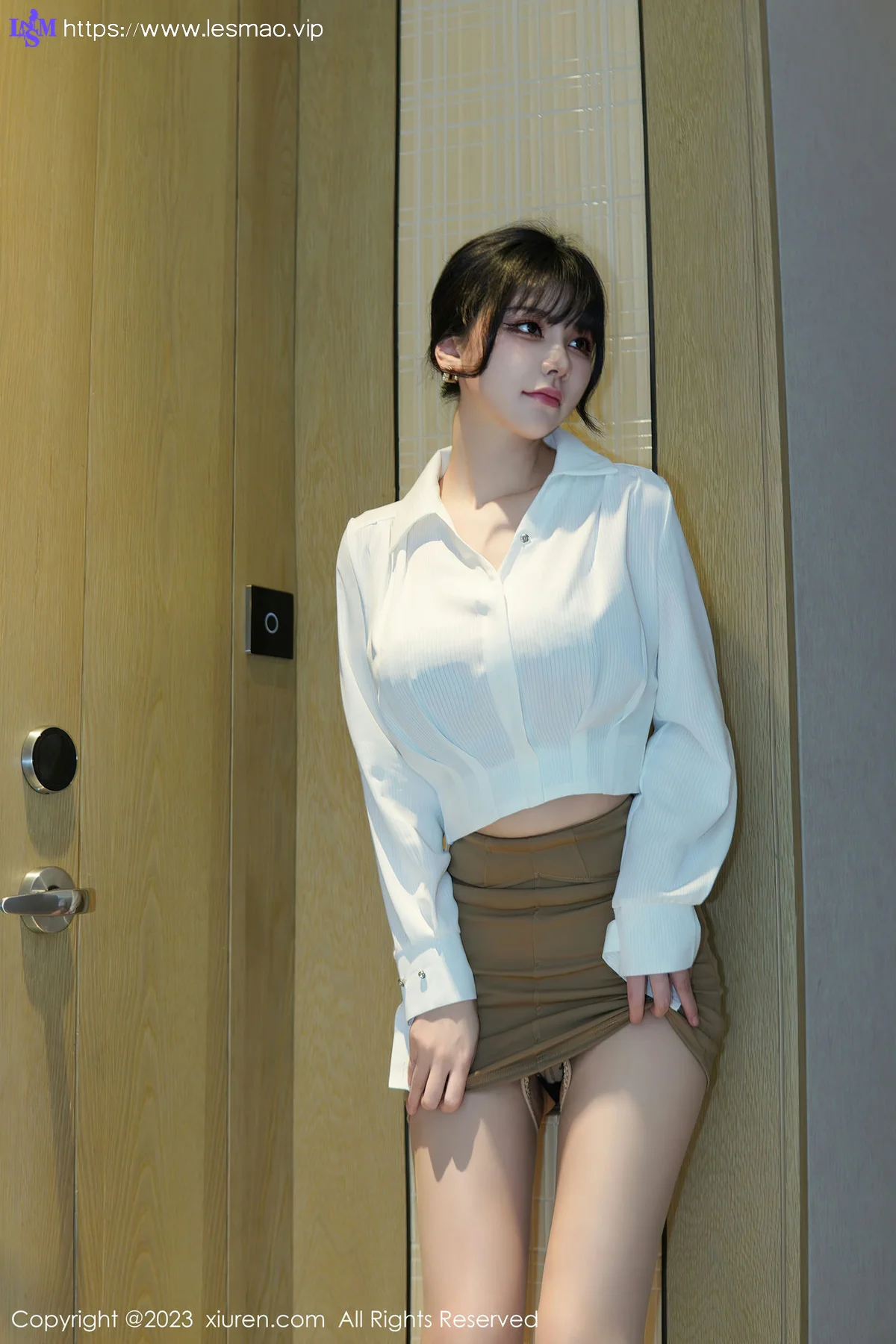 XiuRen 秀人 No.6111 桃桃子_ 新人蕾丝内衣性感写真 - 8