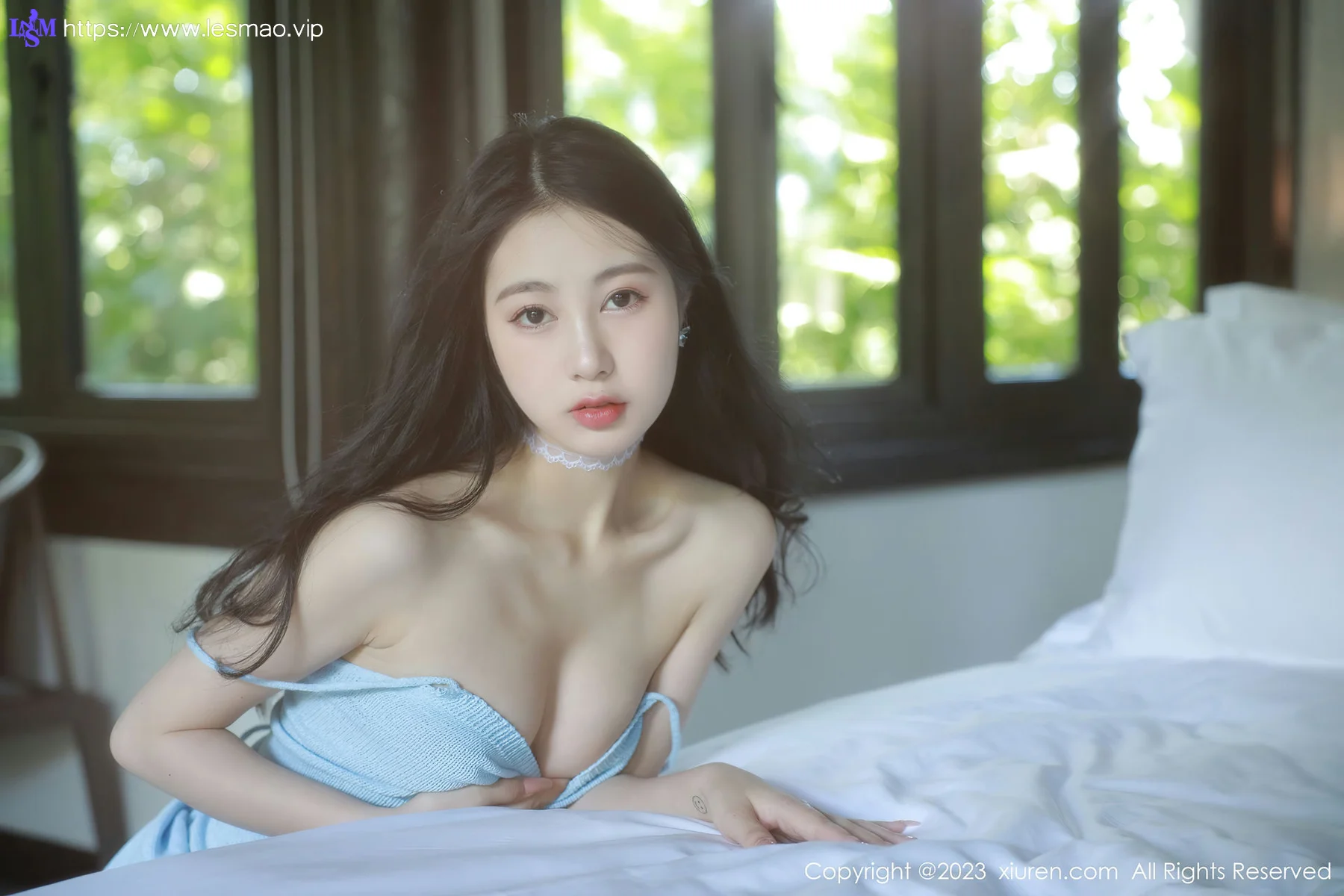 XiuRen 秀人 No.6117 谢晚晚 吊带短裙性感写真 - 4