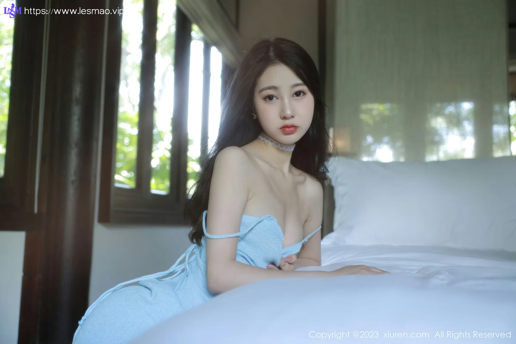 XiuRen 秀人 No.6117 谢晚晚 吊带短裙性感写真 - 9