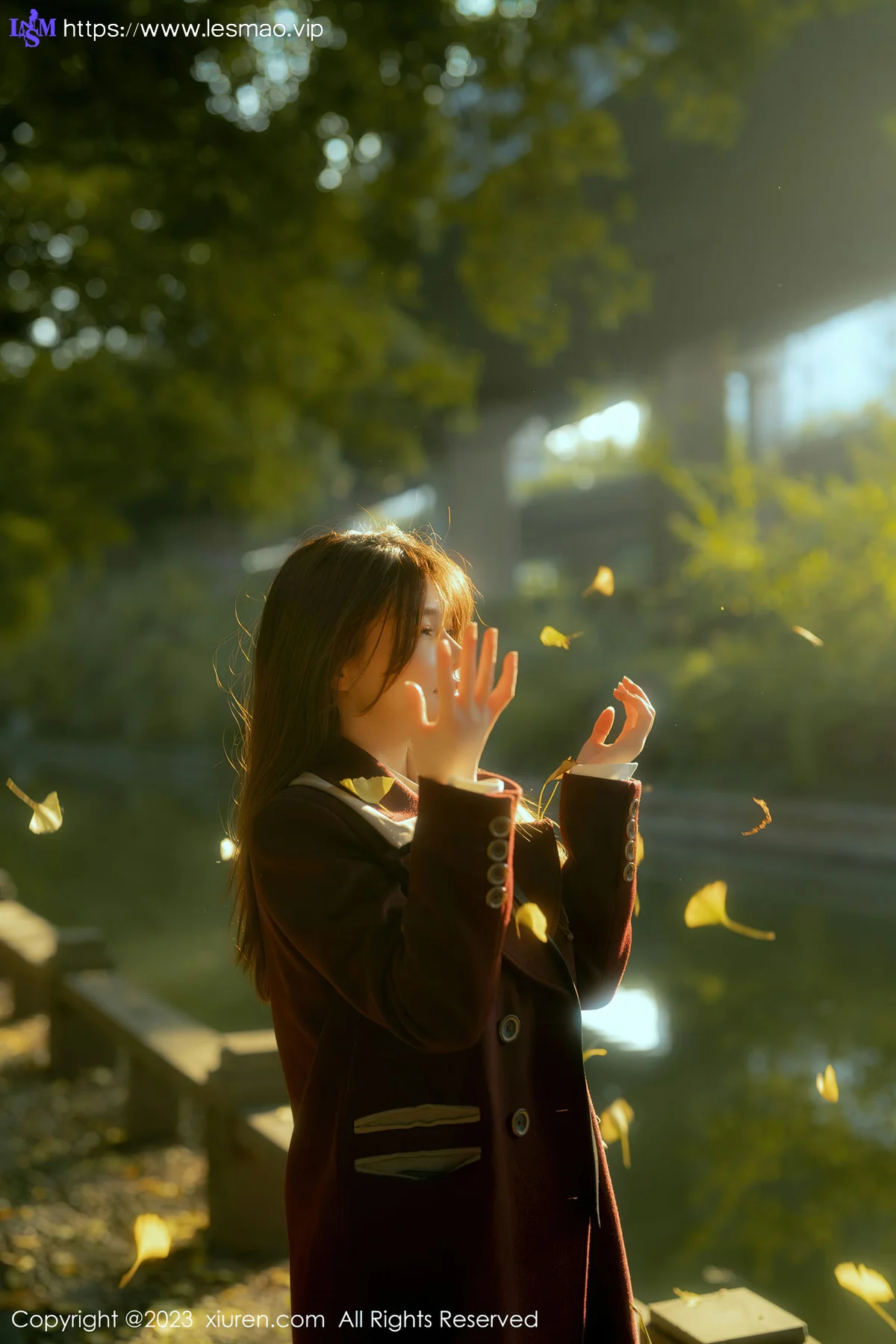XiuRen 秀人 No.6137 婠婠么 白T黑色短裙 性感写真 - 7