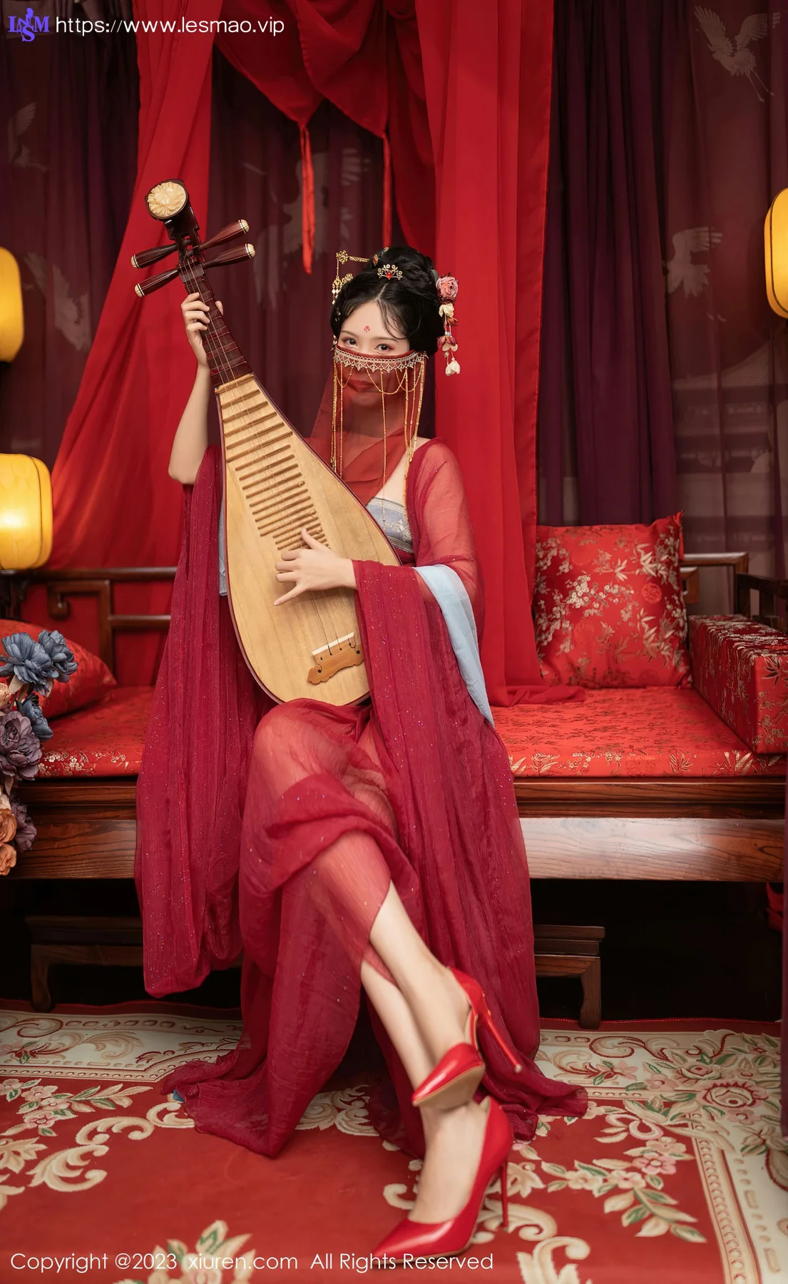 XiuRen 秀人 No.6154 利世 性感歌姬角色扮演写真 - 1