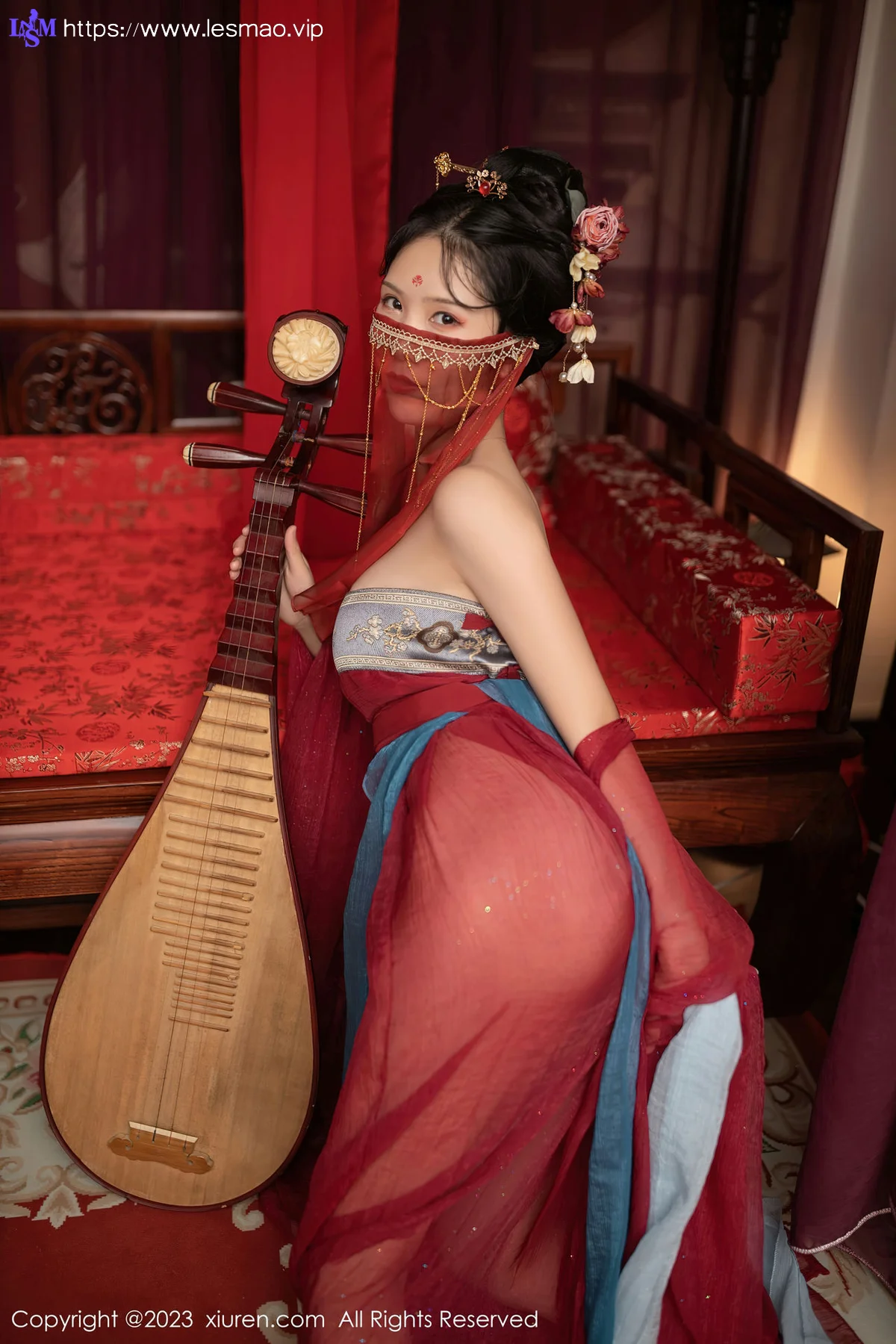 XiuRen 秀人 No.6154 利世 性感歌姬角色扮演写真 - 1