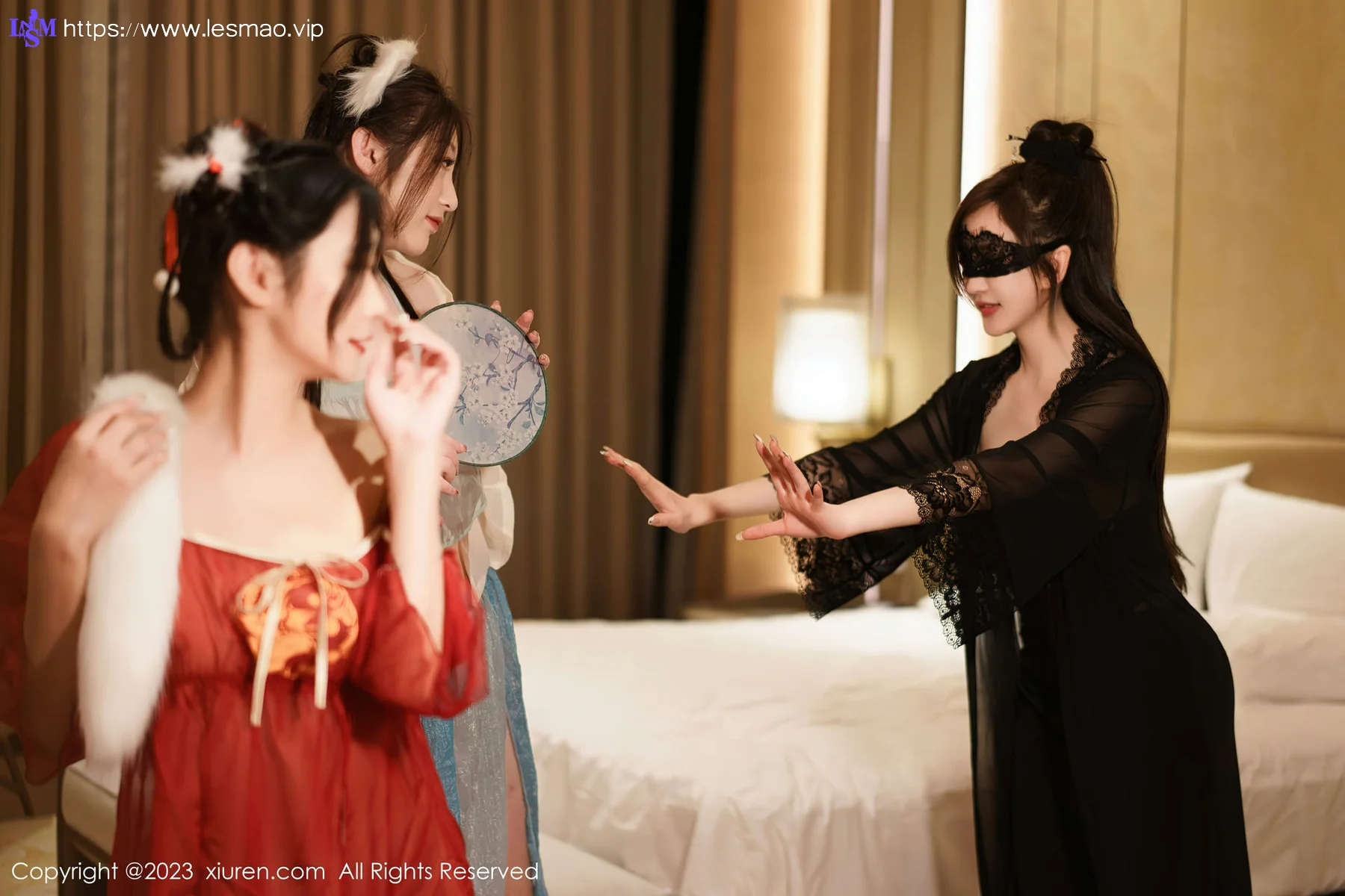 XiuRen 秀人 No.6170 妲己_Toxic、laura阿姣和Carol周妍希 三位性感女神模特合集 - 10