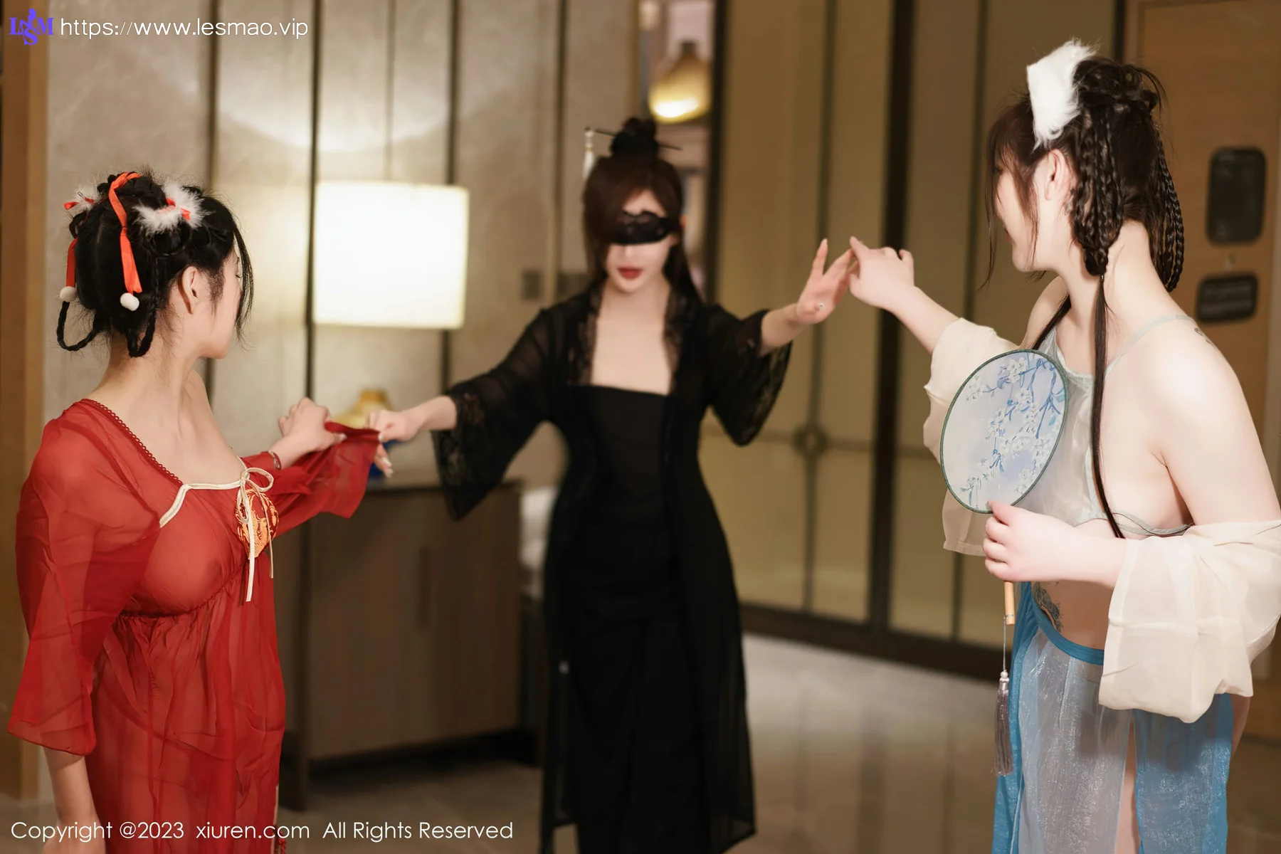 XiuRen 秀人 No.6170 妲己_Toxic、laura阿姣和Carol周妍希 三位性感女神模特合集 - 5