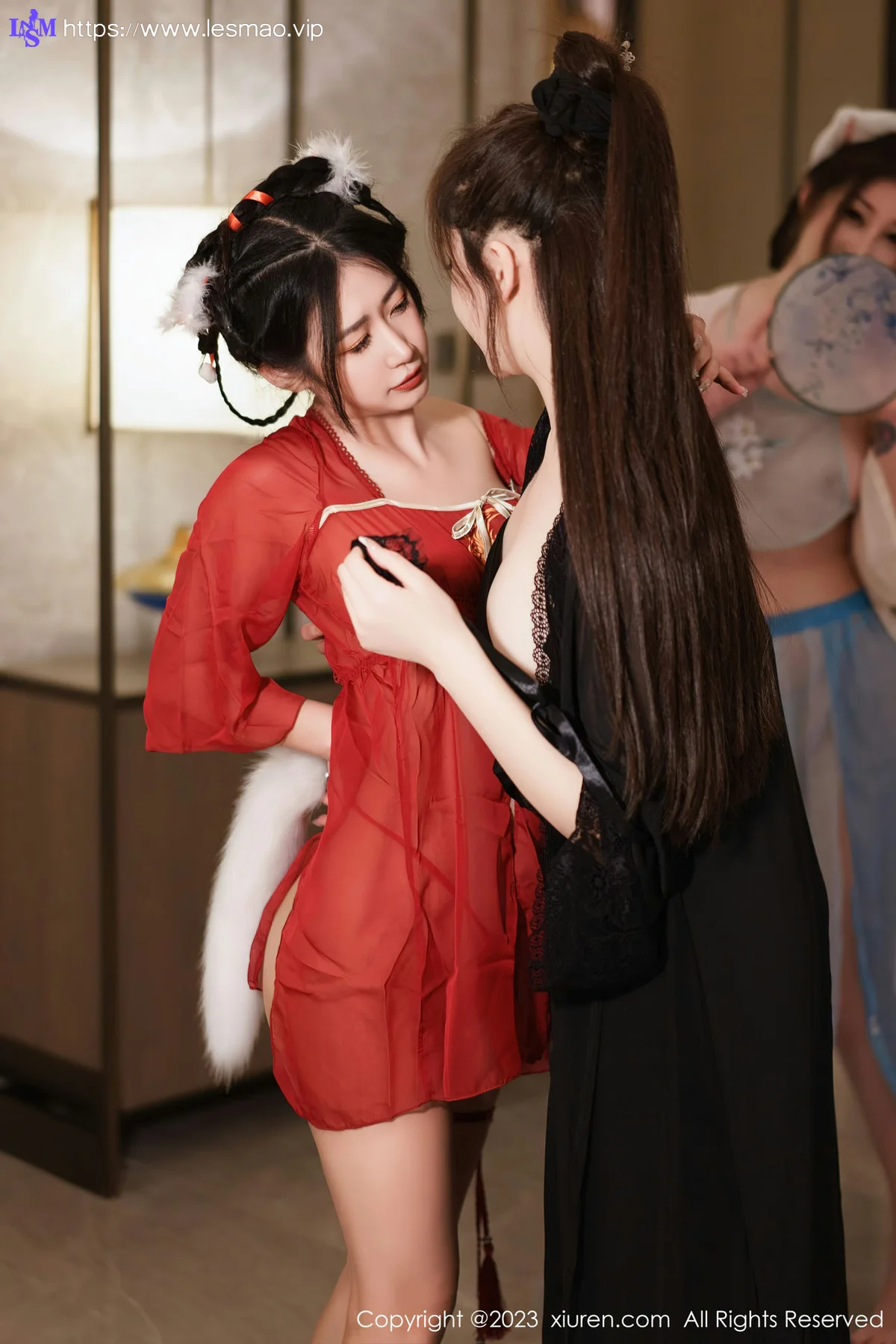 XiuRen 秀人 No.6170 妲己_Toxic、laura阿姣和Carol周妍希 三位性感女神模特合集 - 7