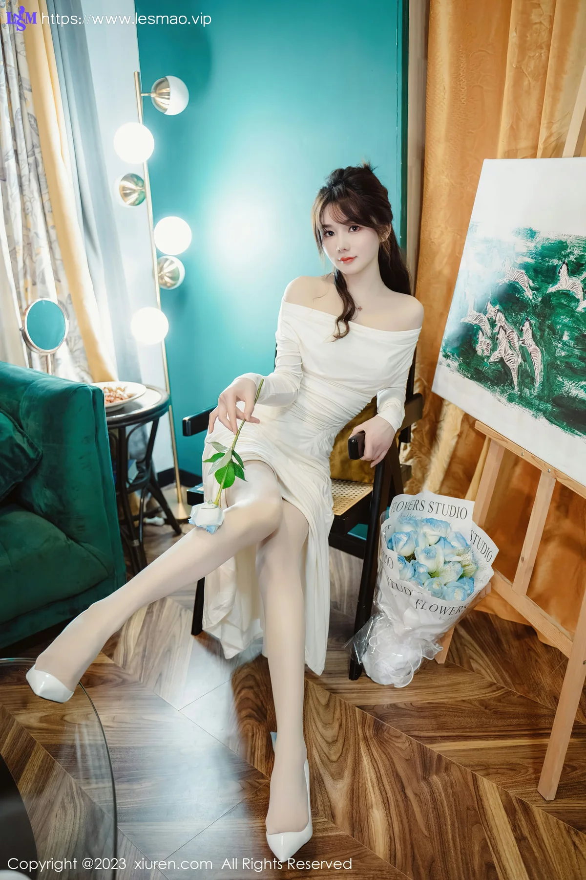 XiuRen 秀人 No.6182 婠婠么 香肩美腿御姐 - 3