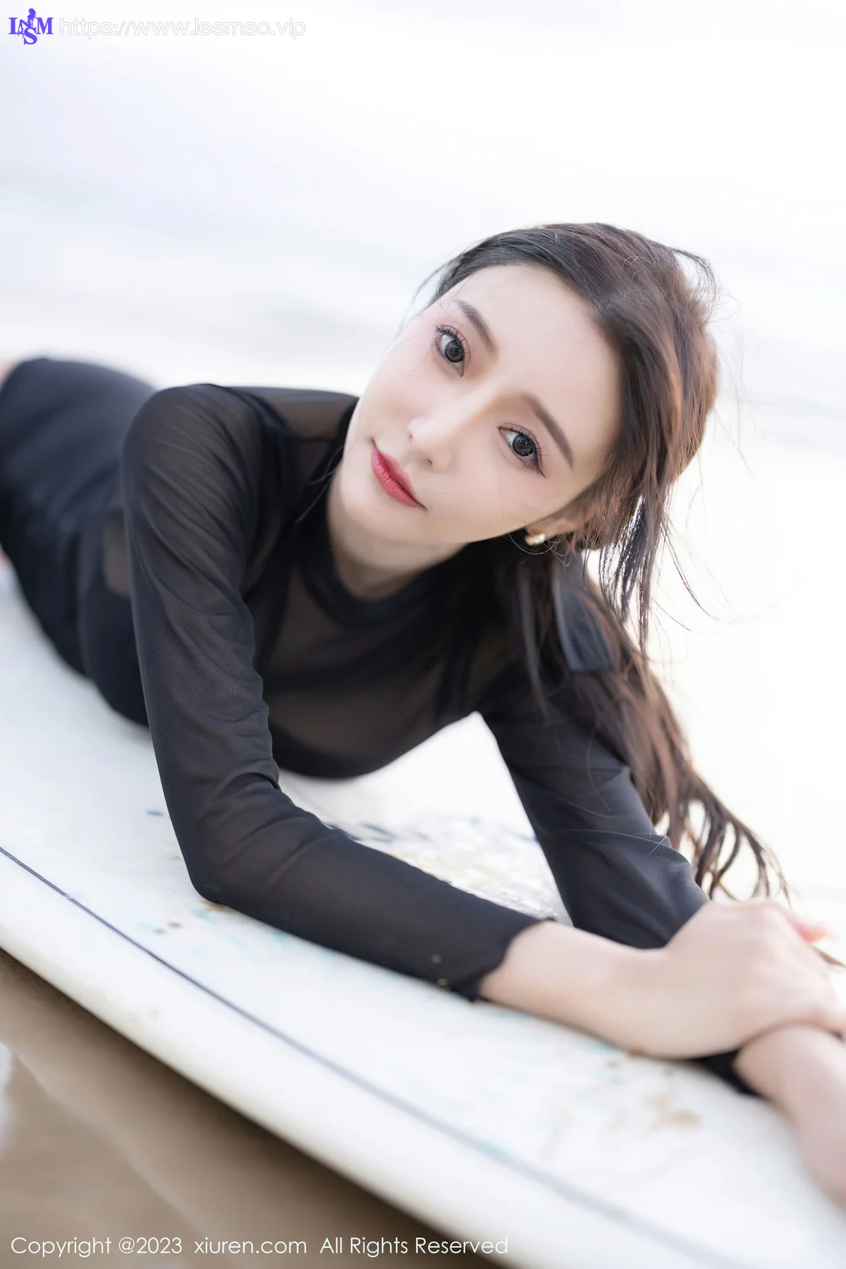 XiuRen 秀人 No.6222 王馨瑶yanni 黑色泳装玉体海南岛旅拍 - 9