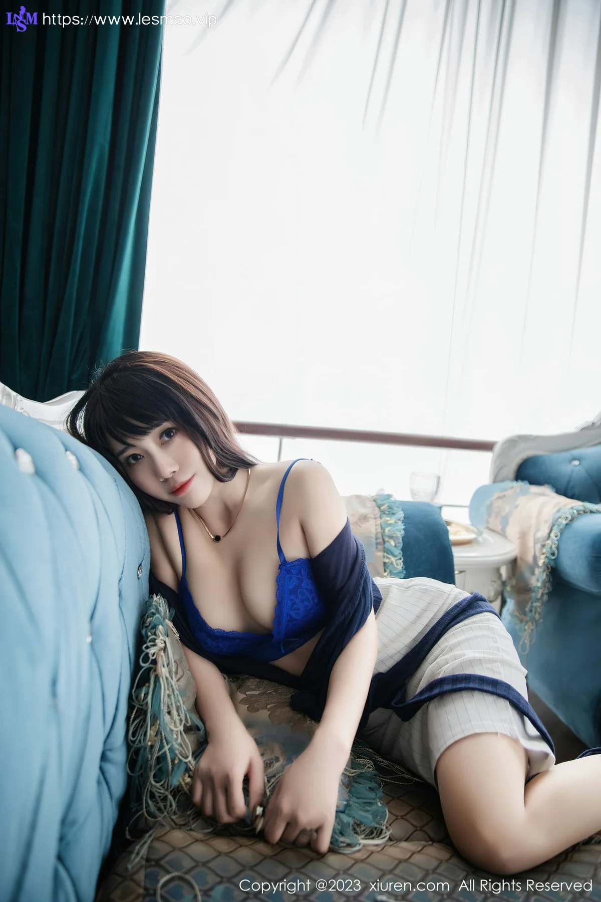 XiuRen 秀人 No.6272 严利娅Yuliya 性感魅惑黑丝写真 - 5