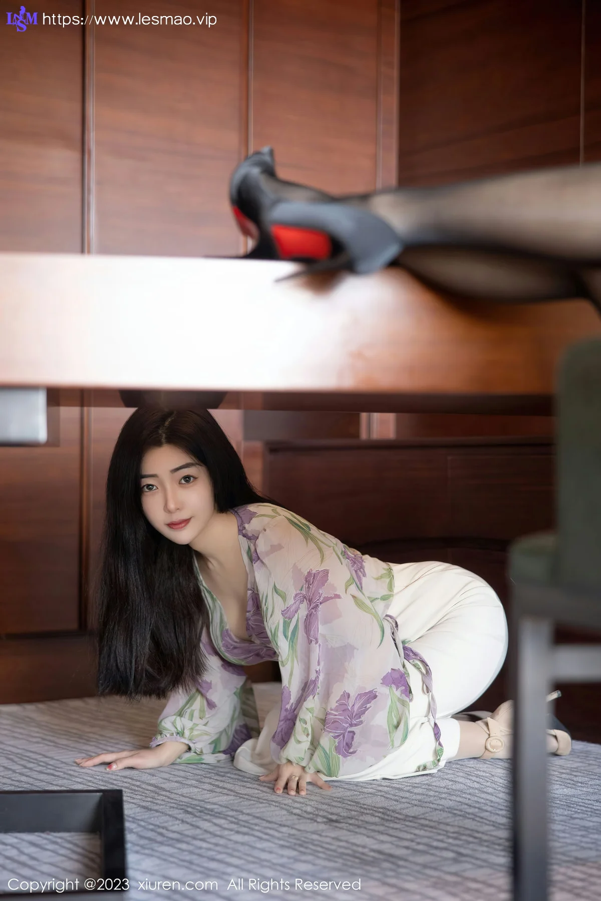XiuRen 秀人 No.6279 星子柒kiki 白色短裙首套写真 - 5