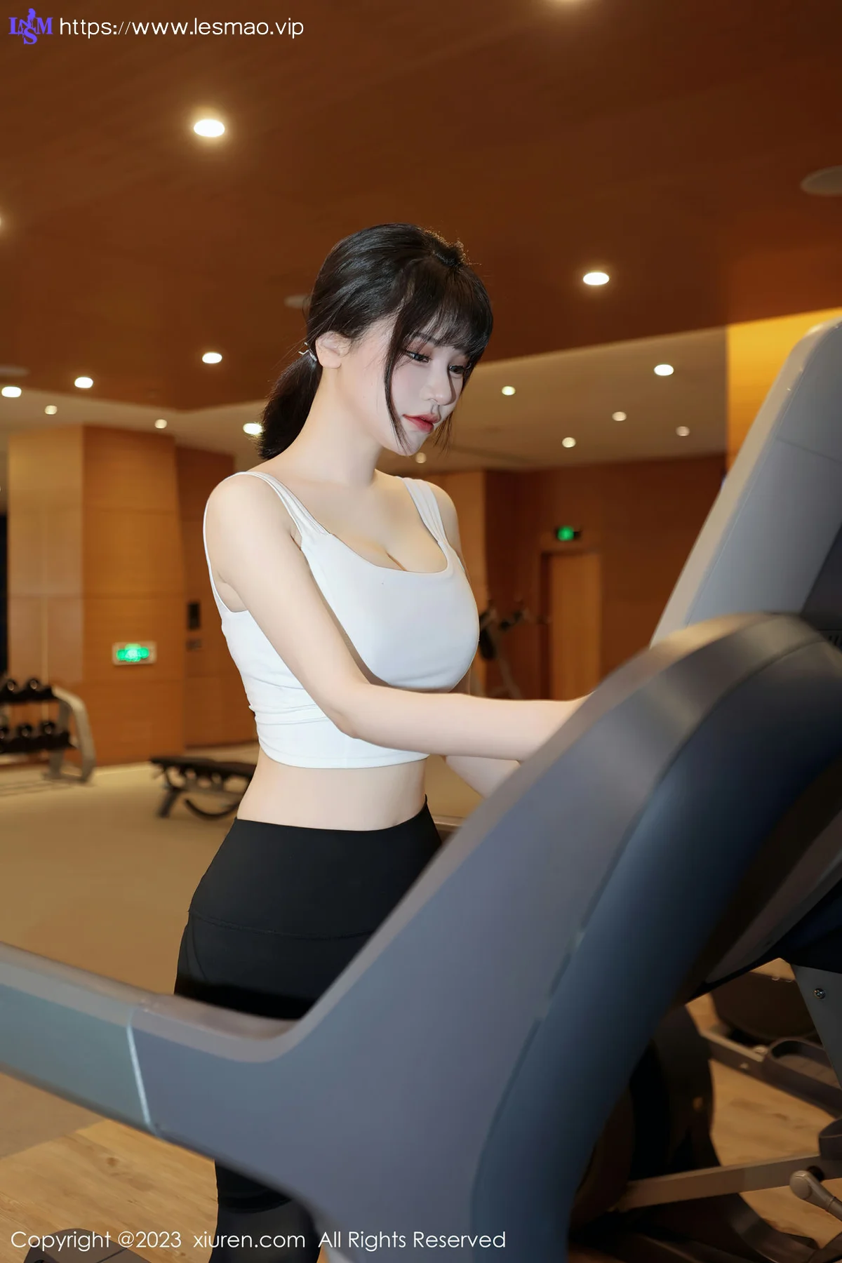 XiuRen 秀人 No.6289 桃桃子_ 健身房的故事性感写真3 - 3