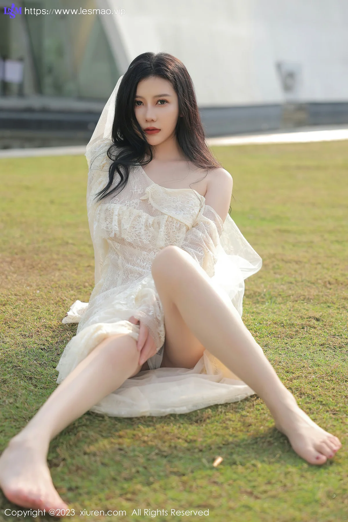 XiuRen 秀人 No.6303 尹甜甜 白色蕾丝婚纱海南旅拍 - 4