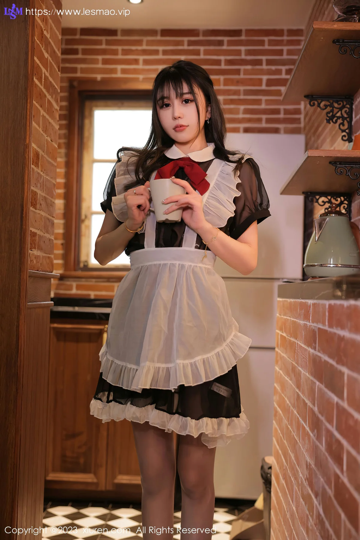 XiuRen 秀人 No.6310 tina_甜仔 性感女仆十月海南旅拍 - 4