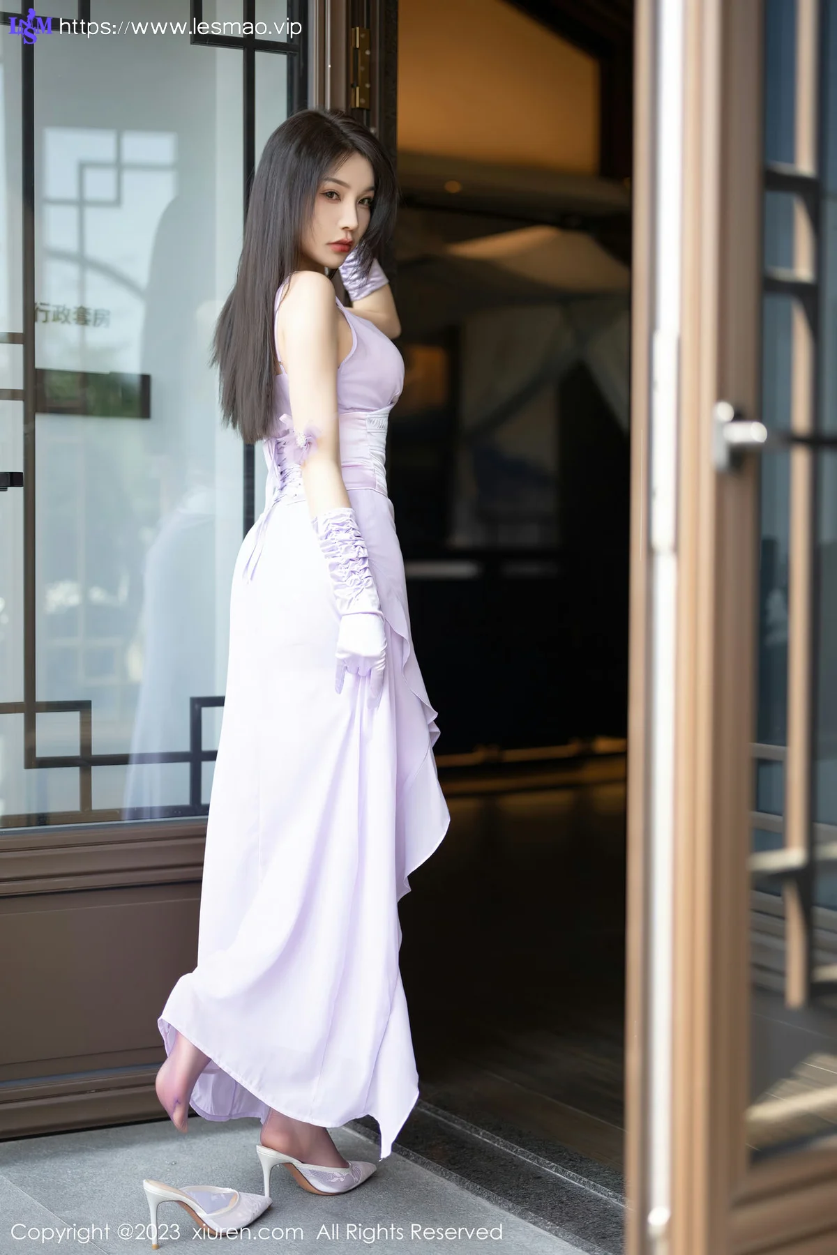 XiuRen 秀人 No.6324 徐莉芝Booty 蓝色网格内衣性感写真1 - 9