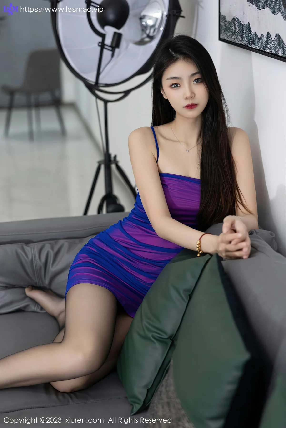 XiuRen 秀人 No.6374 可樂Vicky 吊带短裙性感写真2 - 6