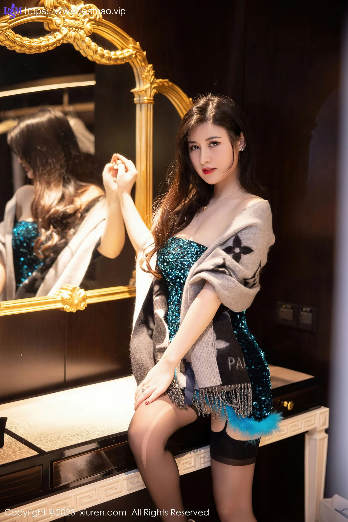 XiuRen 秀人 No.6384 诗诗kiki 蕾丝内衣性感写真 - 1