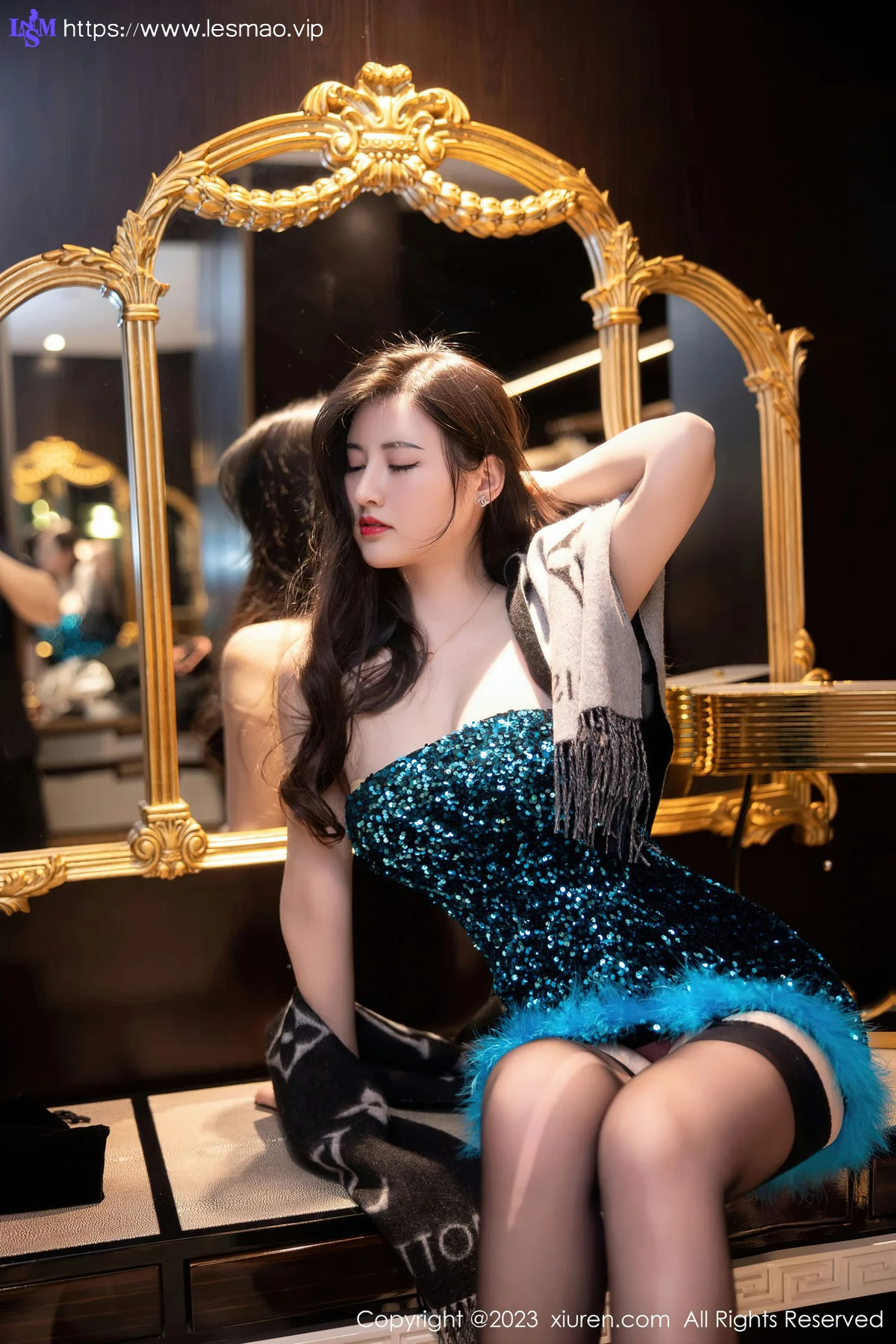 XiuRen 秀人 No.6384 诗诗kiki 蕾丝内衣性感写真 - 8