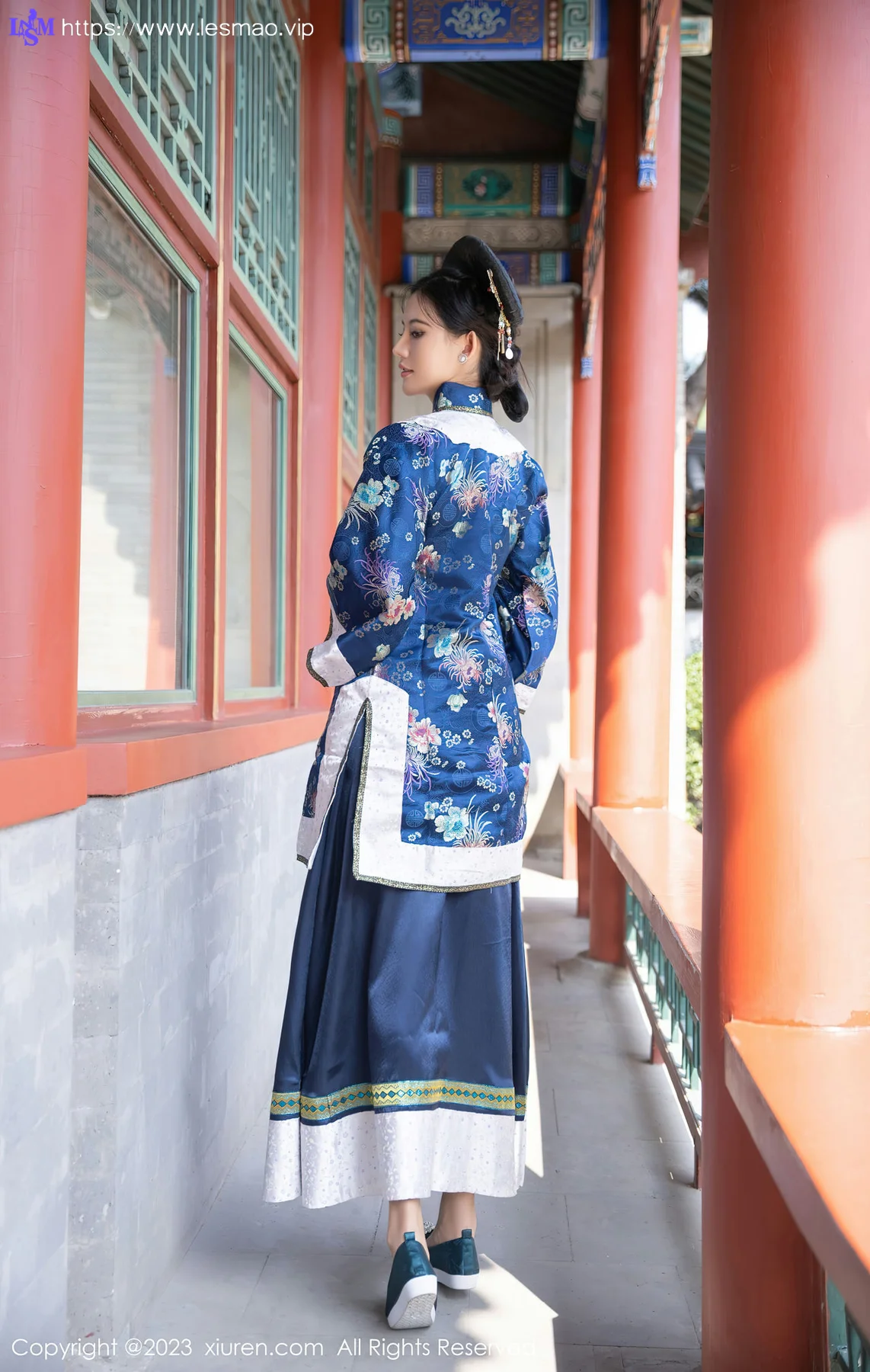 XiuRen 秀人 No.6398 就是阿朱啊 宫廷古装性感写真1 - 5