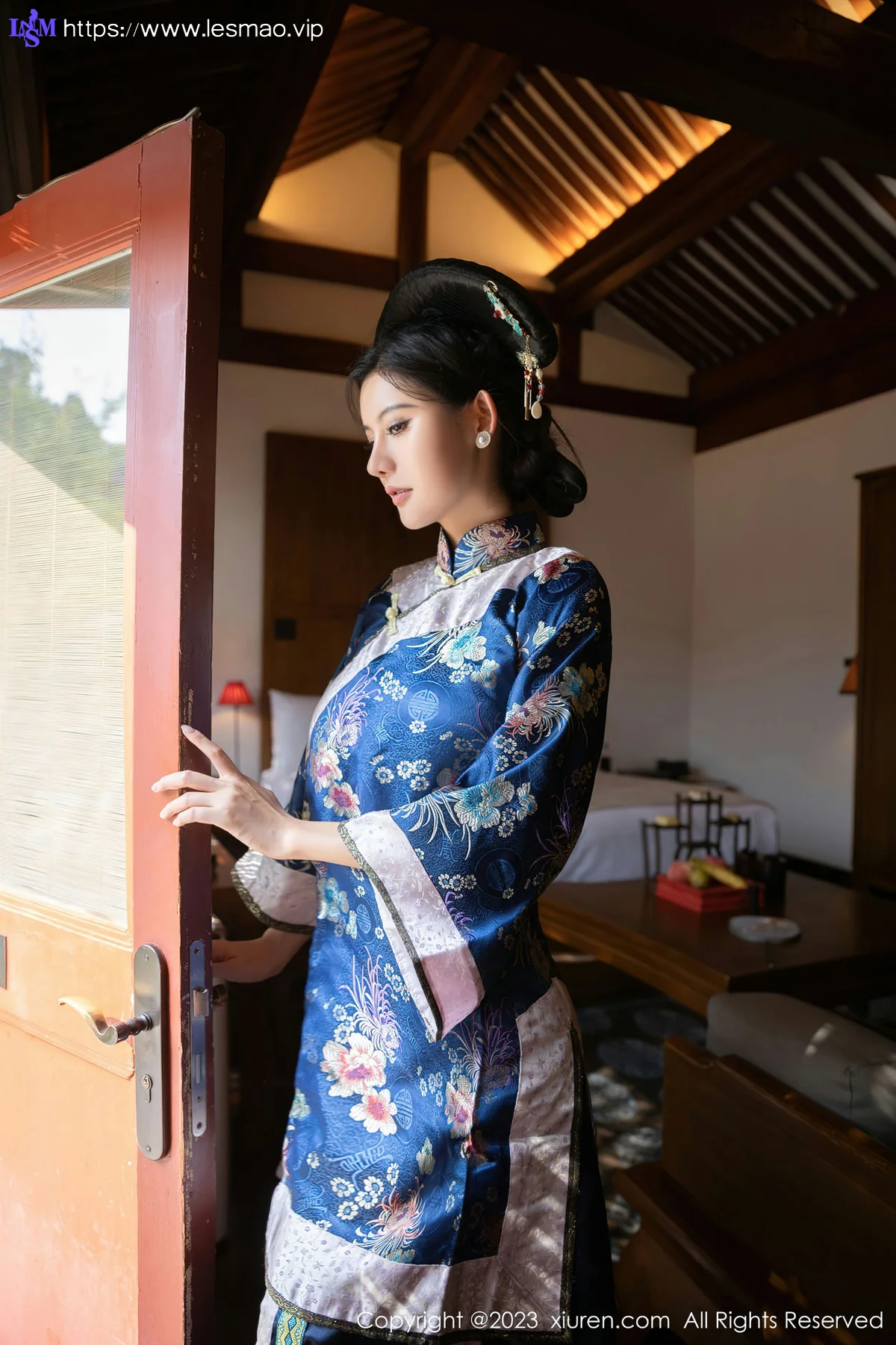 XiuRen 秀人 No.6398 就是阿朱啊 宫廷古装性感写真1 - 9