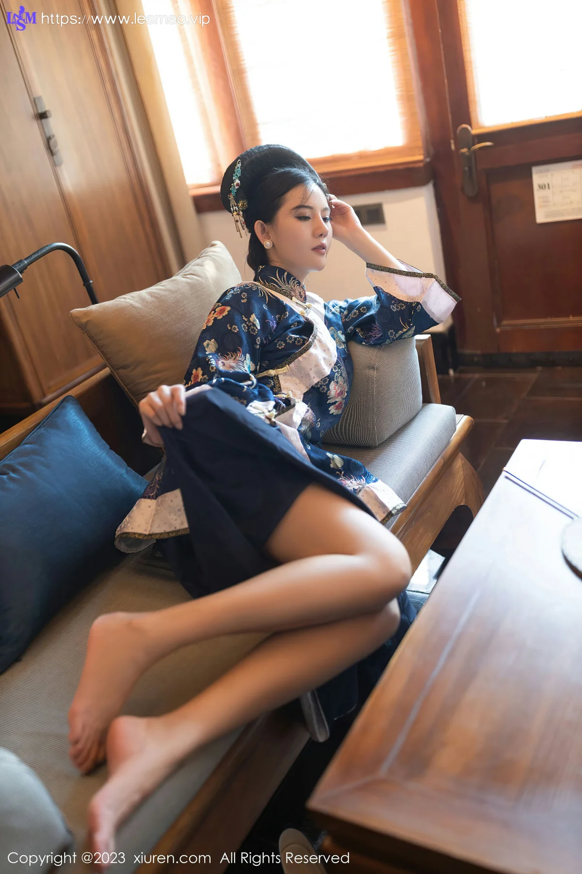 XiuRen 秀人 No.6398 就是阿朱啊 宫廷古装性感写真1 - 8