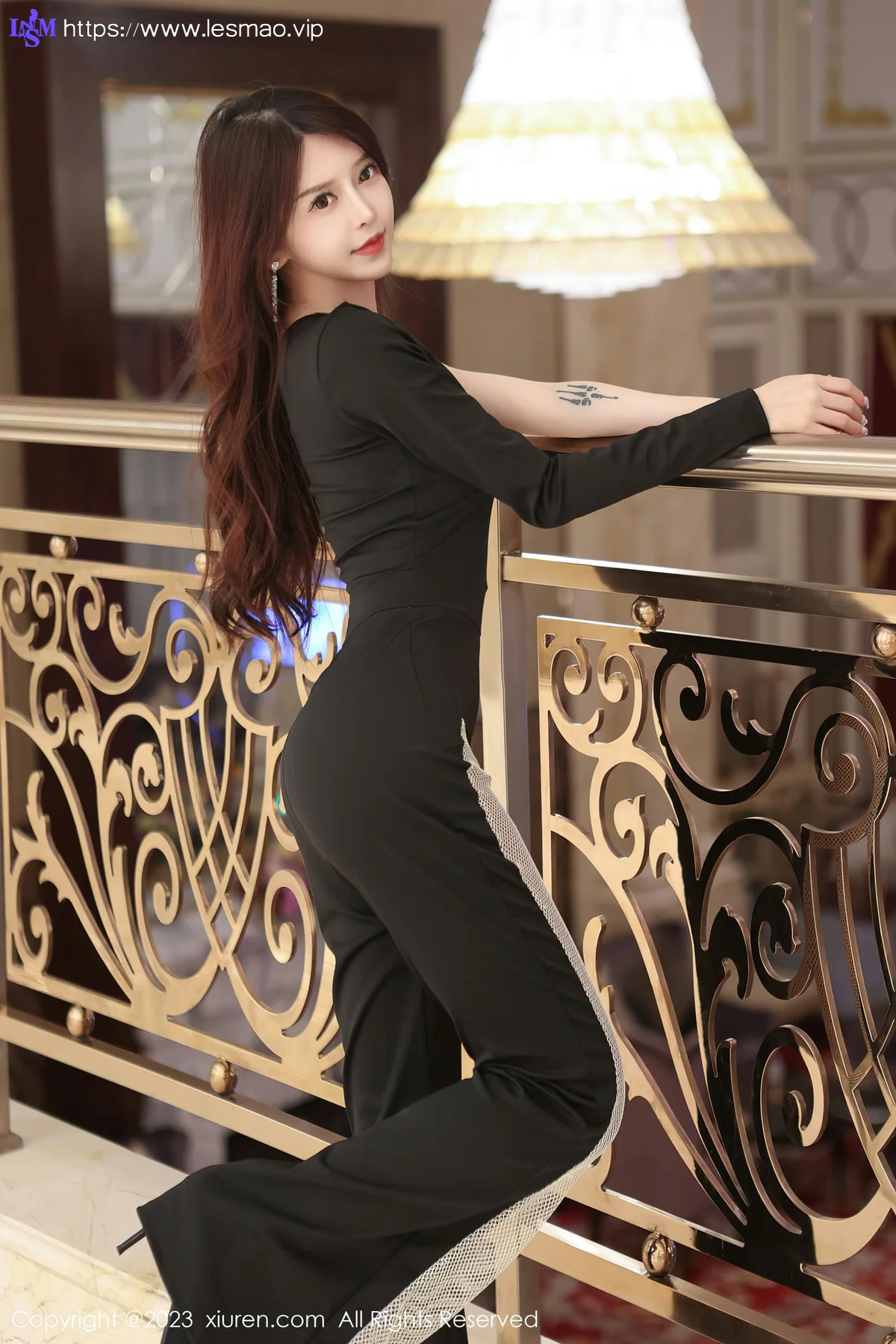 XiuRen 秀人 No.6417 玉兔miki 蕾丝与魅惑黑丝写真11 - 5