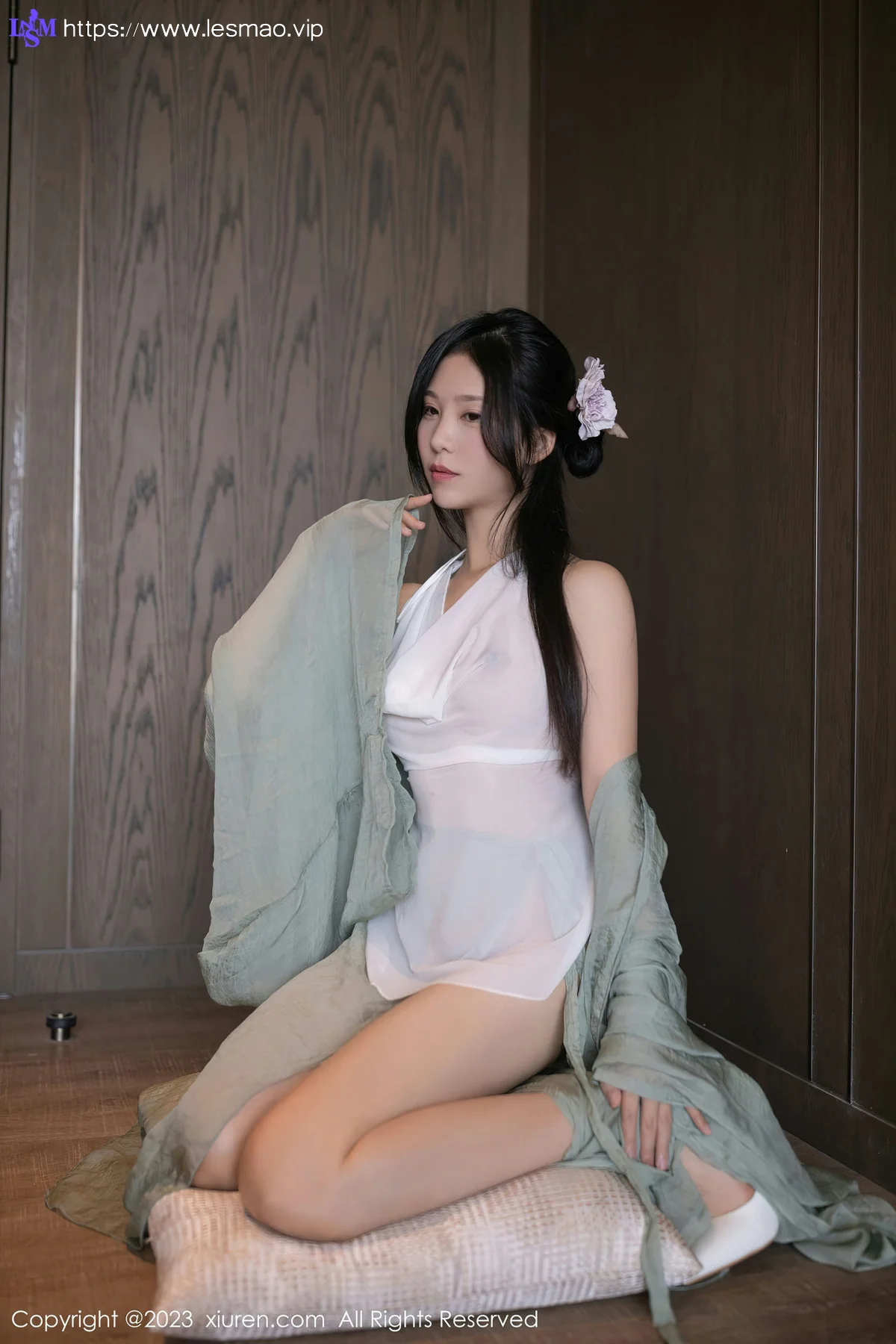 XiuRen 秀人 No.6420 利世 绿色古装性感写真33 - 5