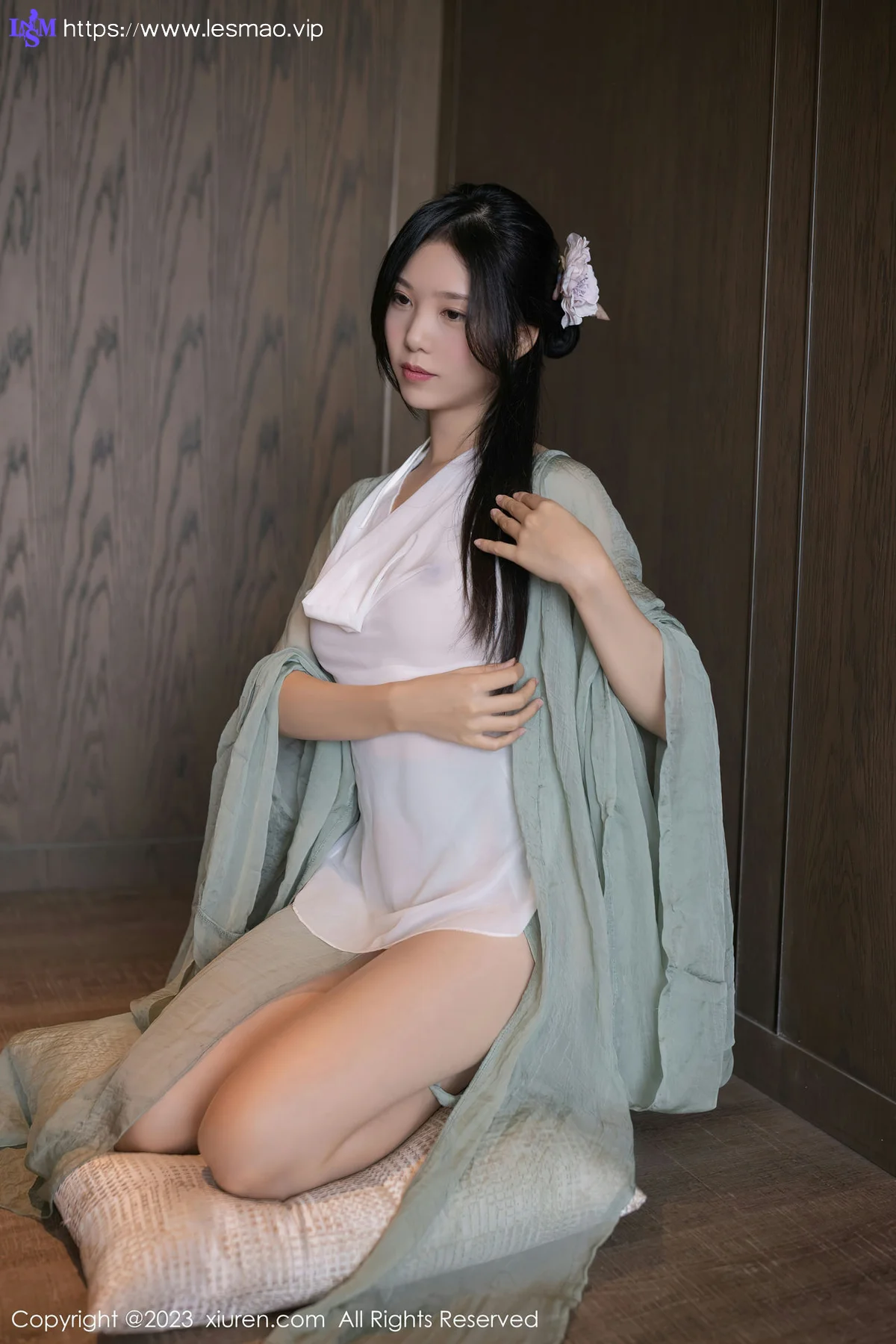 XiuRen 秀人 No.6420 利世 绿色古装性感写真33 - 1